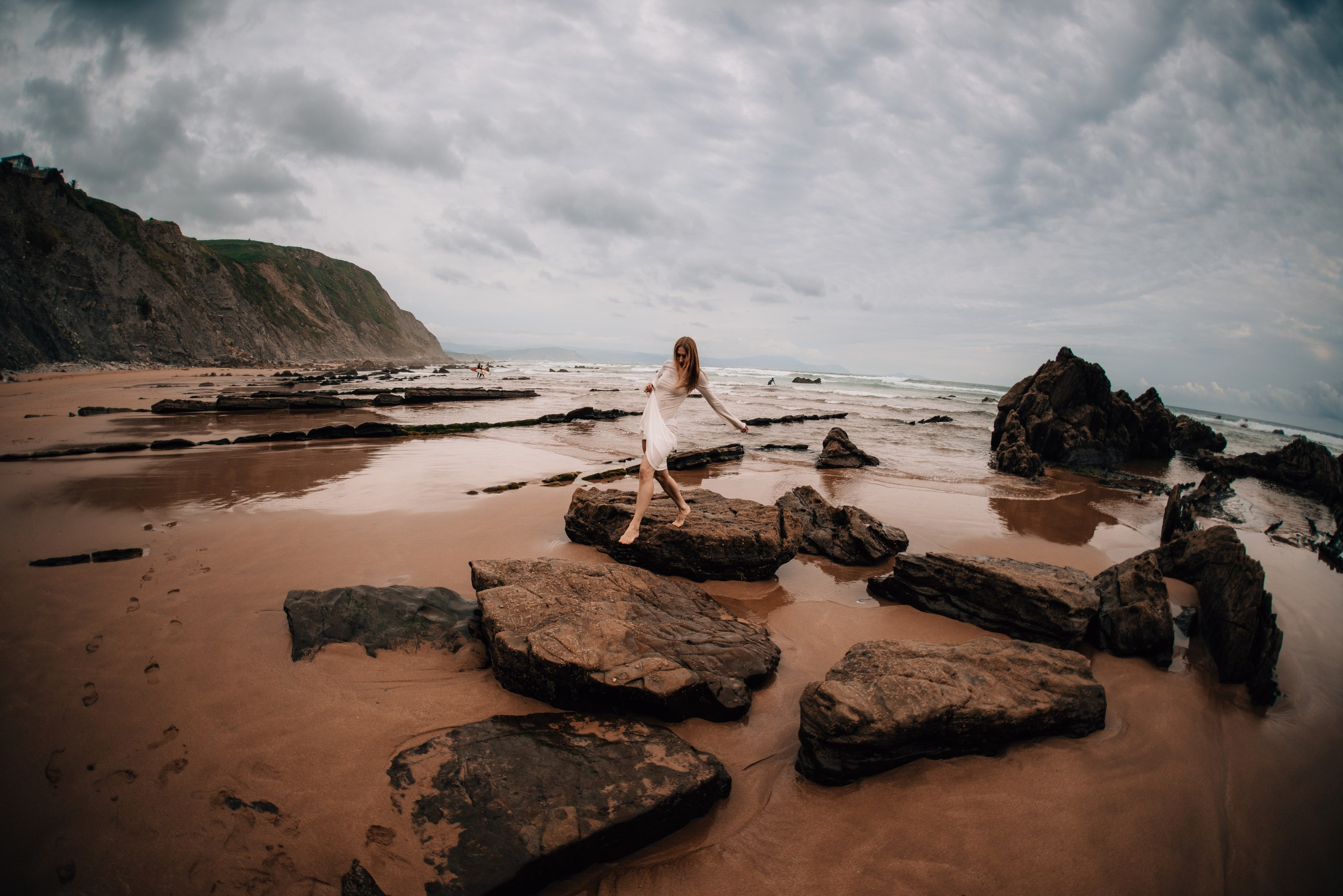 Марина и море…. Photographer in Bilbao Irina Makou