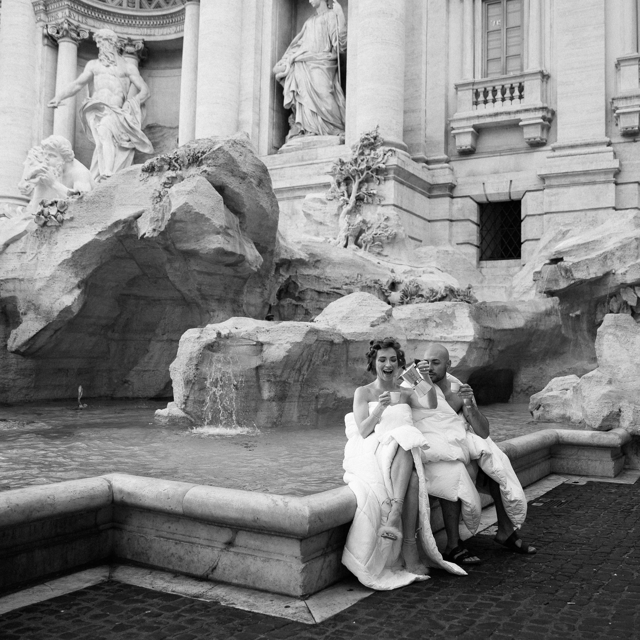 Love, Duvets, and the Eternal City: A Dreamy Elopement in Rome. Elizaveta Razumova: Cinematic Photography for Love, Weddings, Portraits & Brands