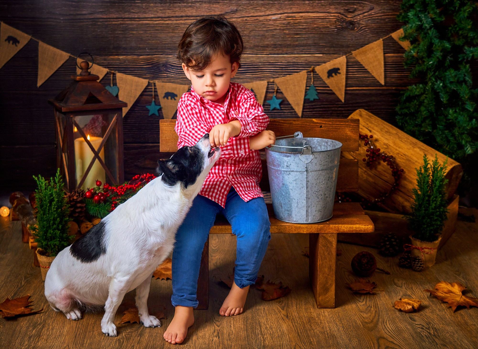 Sesión de fotos Navidad Tenerife. Fotógrafos en Tenerife dedicados a la fotografía de bebes, niños y familia