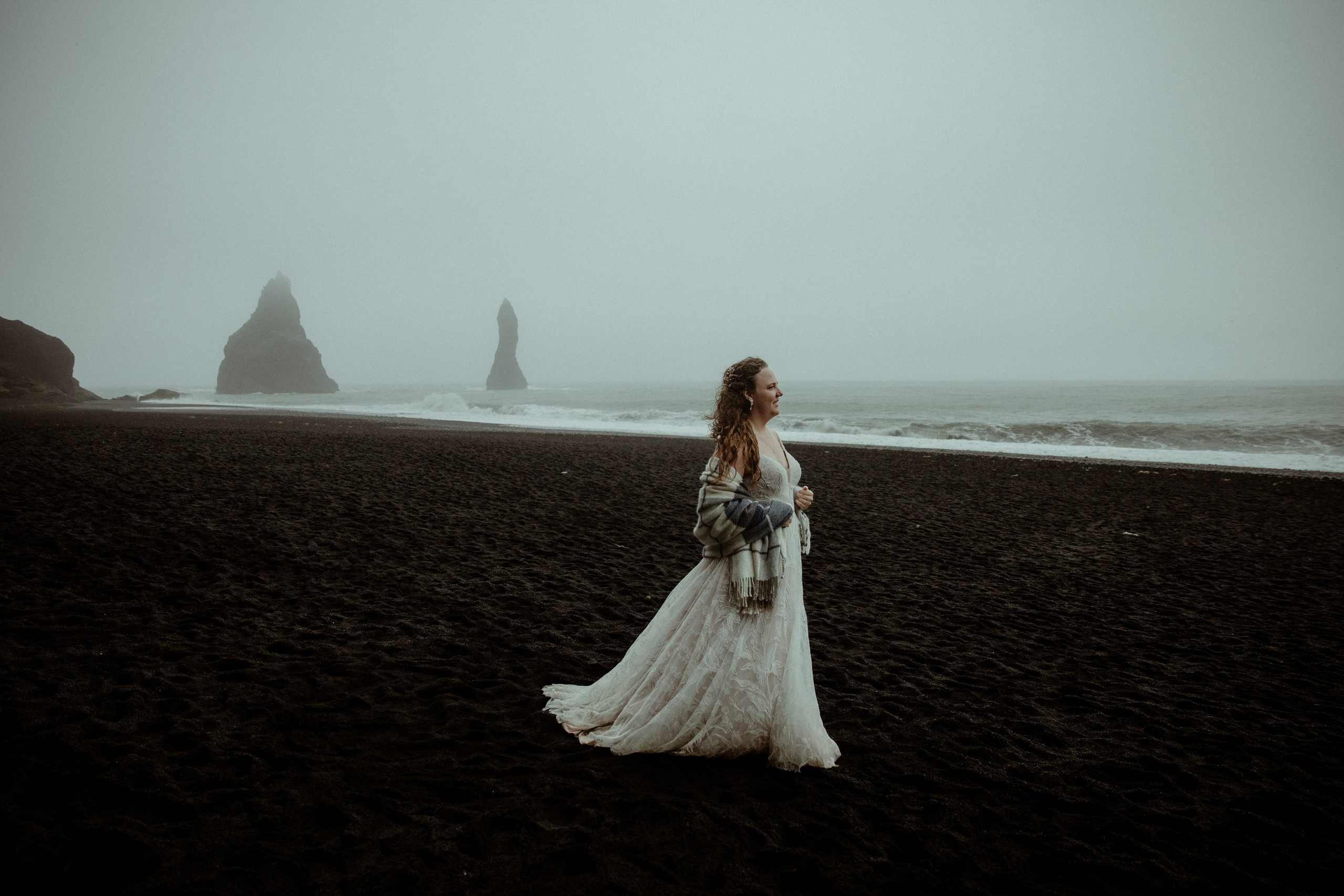 Iceland Elopement at Black Sand Beach. Iceland elopement photo and video | Nikolaichik Photo