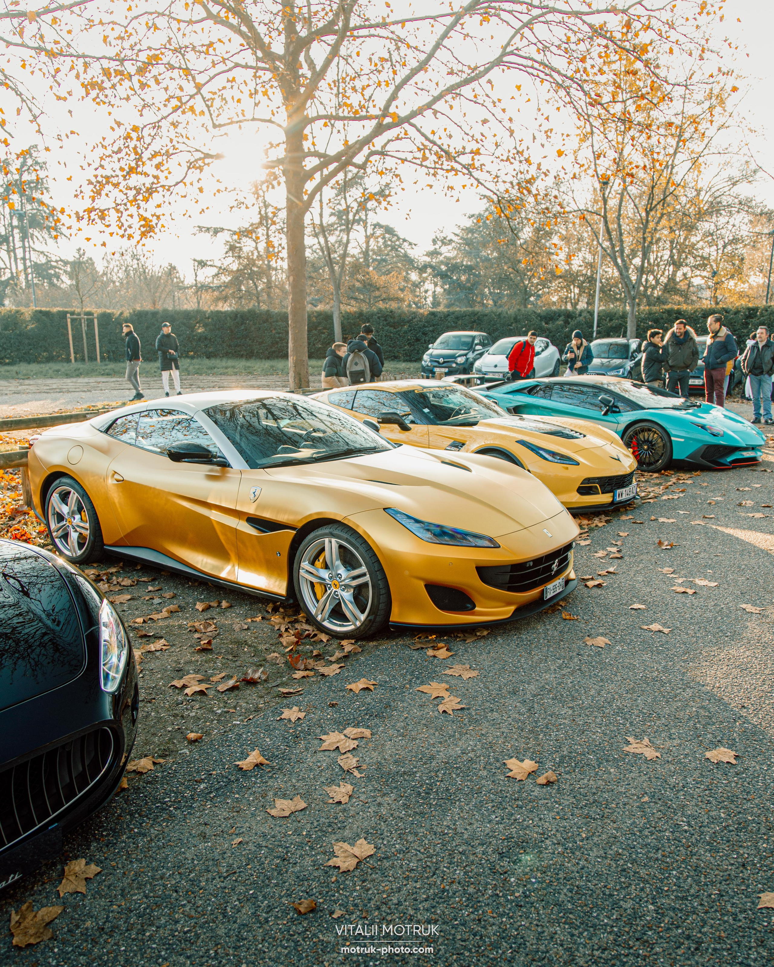 Rassemblement a Chatou. Photographe de voitures à Paris — Vitalii Motruk
