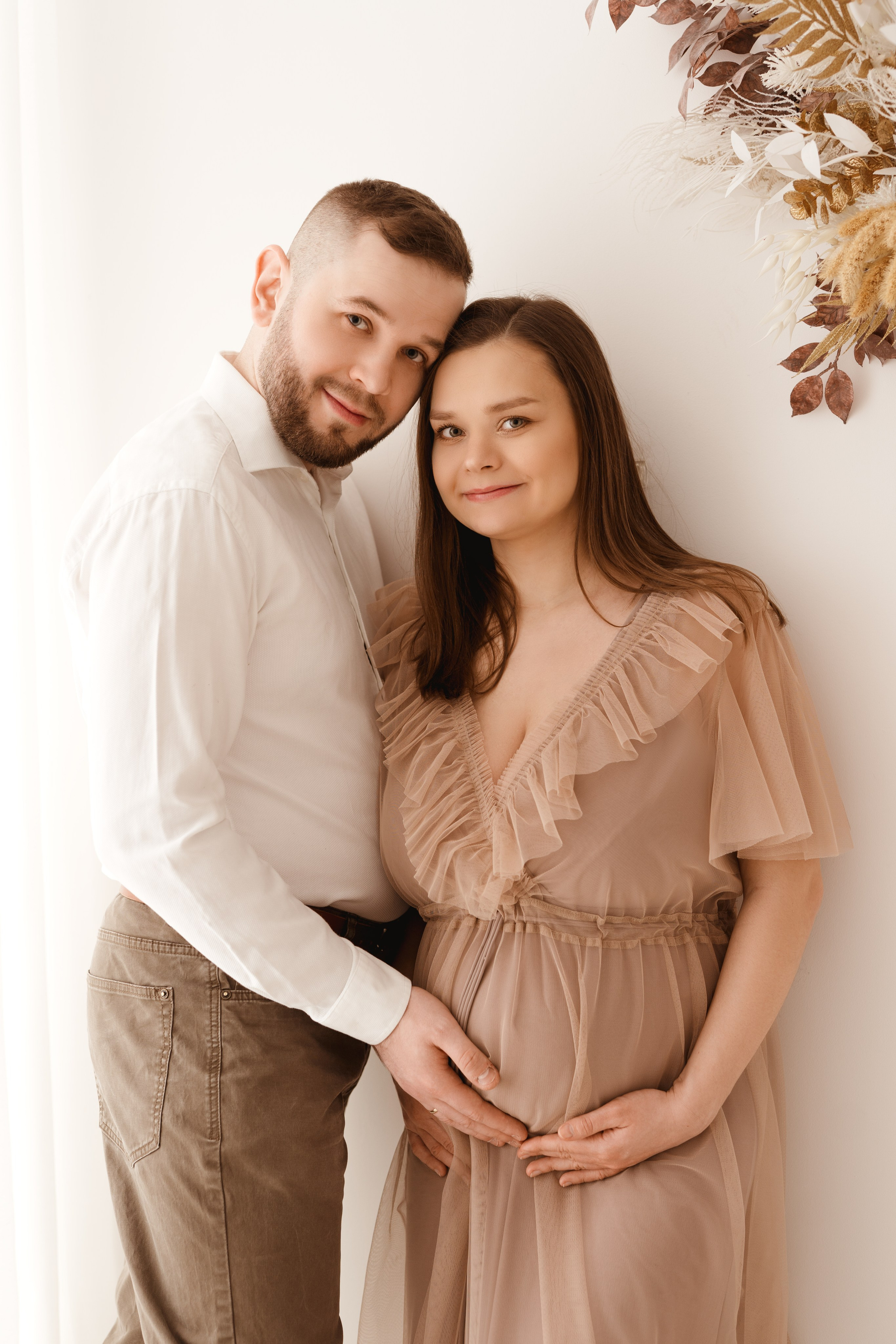 Sesja ciążowa Marty i Łukasza. Fotograf Łódź - sesja ciążowa, noworodkowa, dziecięca. Studio w Łodzi