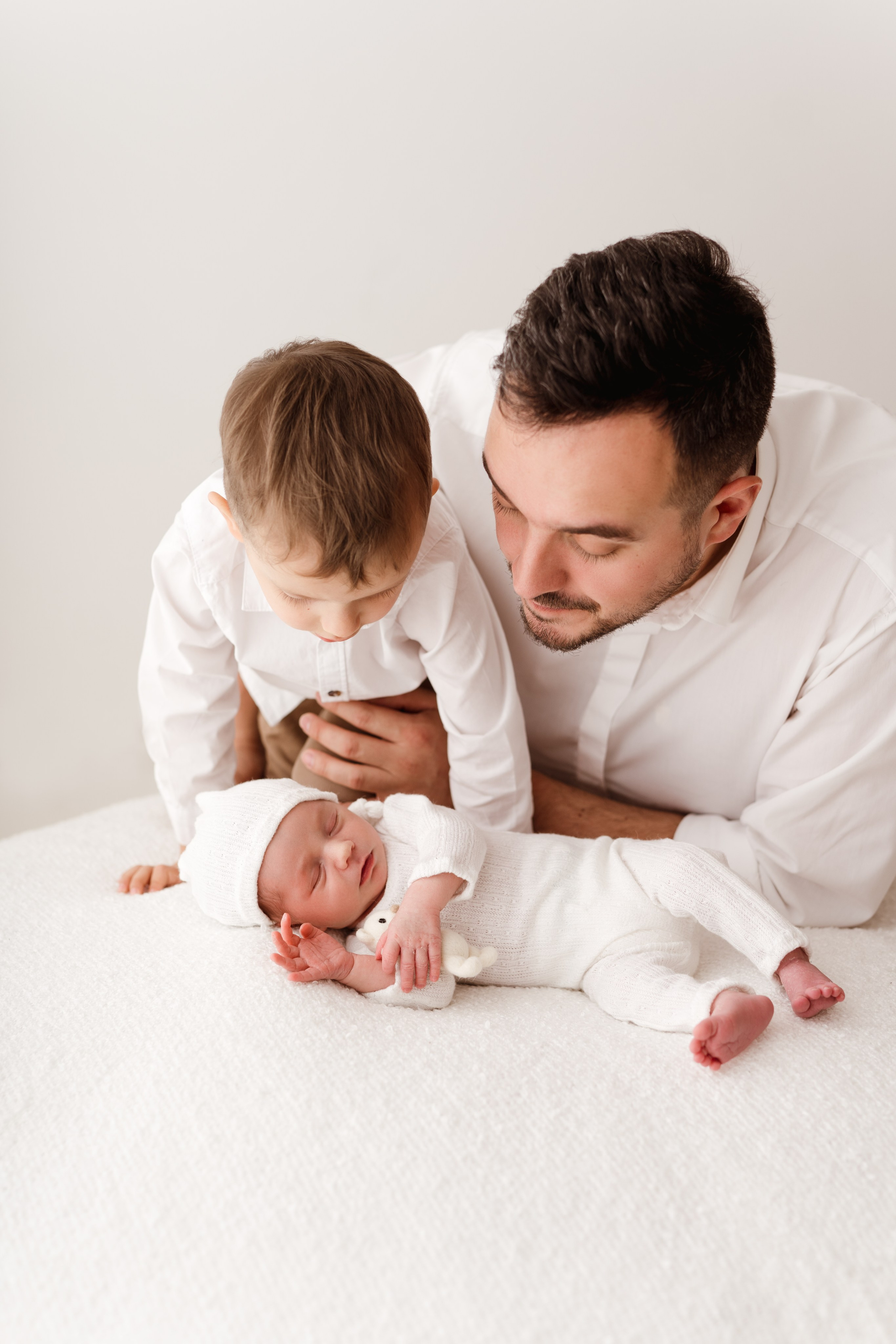 Sesja noworodkowa w świątecznym wydaniu. Fotograf Łódź - sesja ciążowa, noworodkowa, dziecięca. Studio w Łodzi