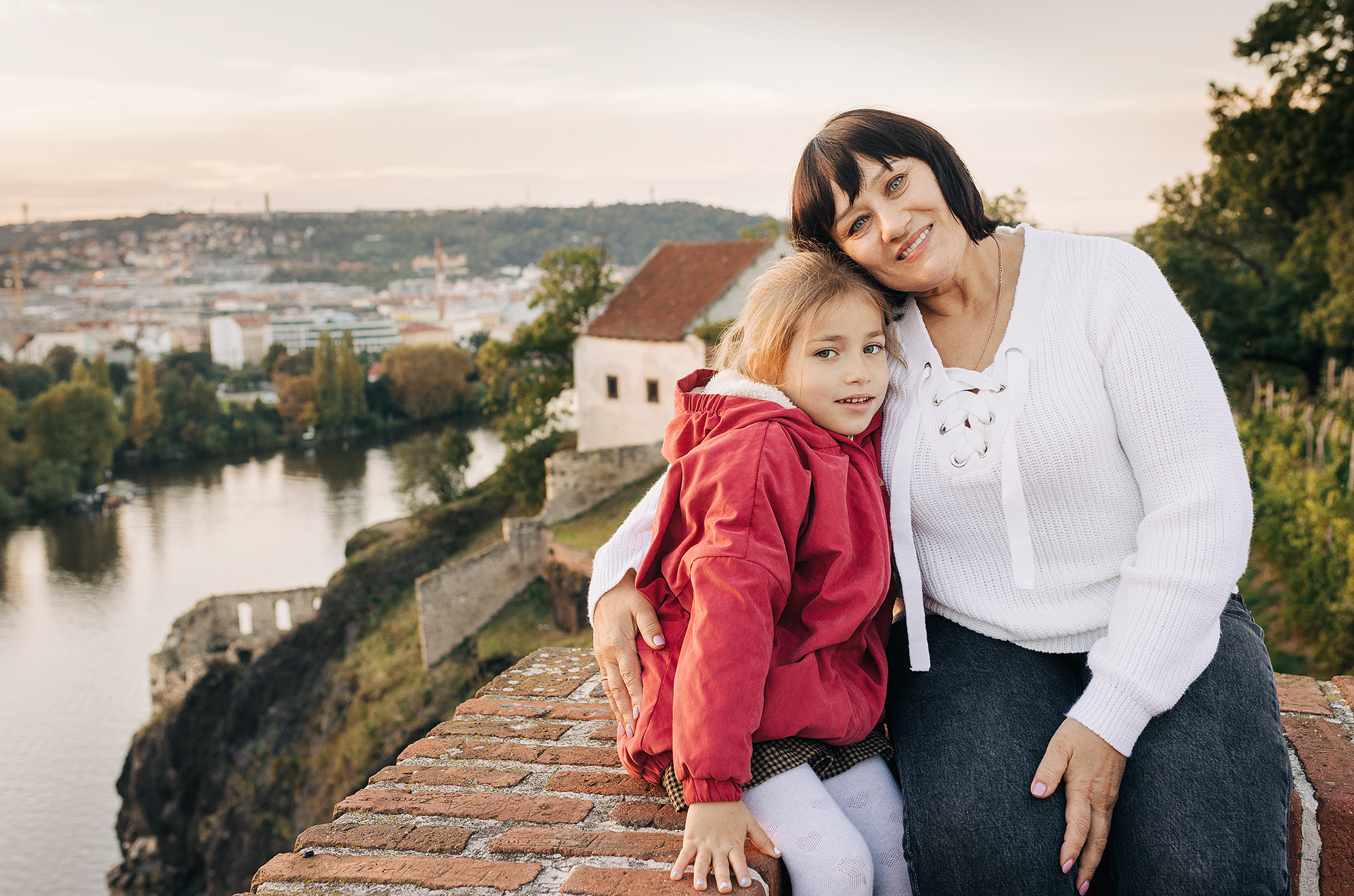 Семейная фотосессия в Праге. Вышеград. Семейный и свадебный фотограф в Праге Наталья Федори