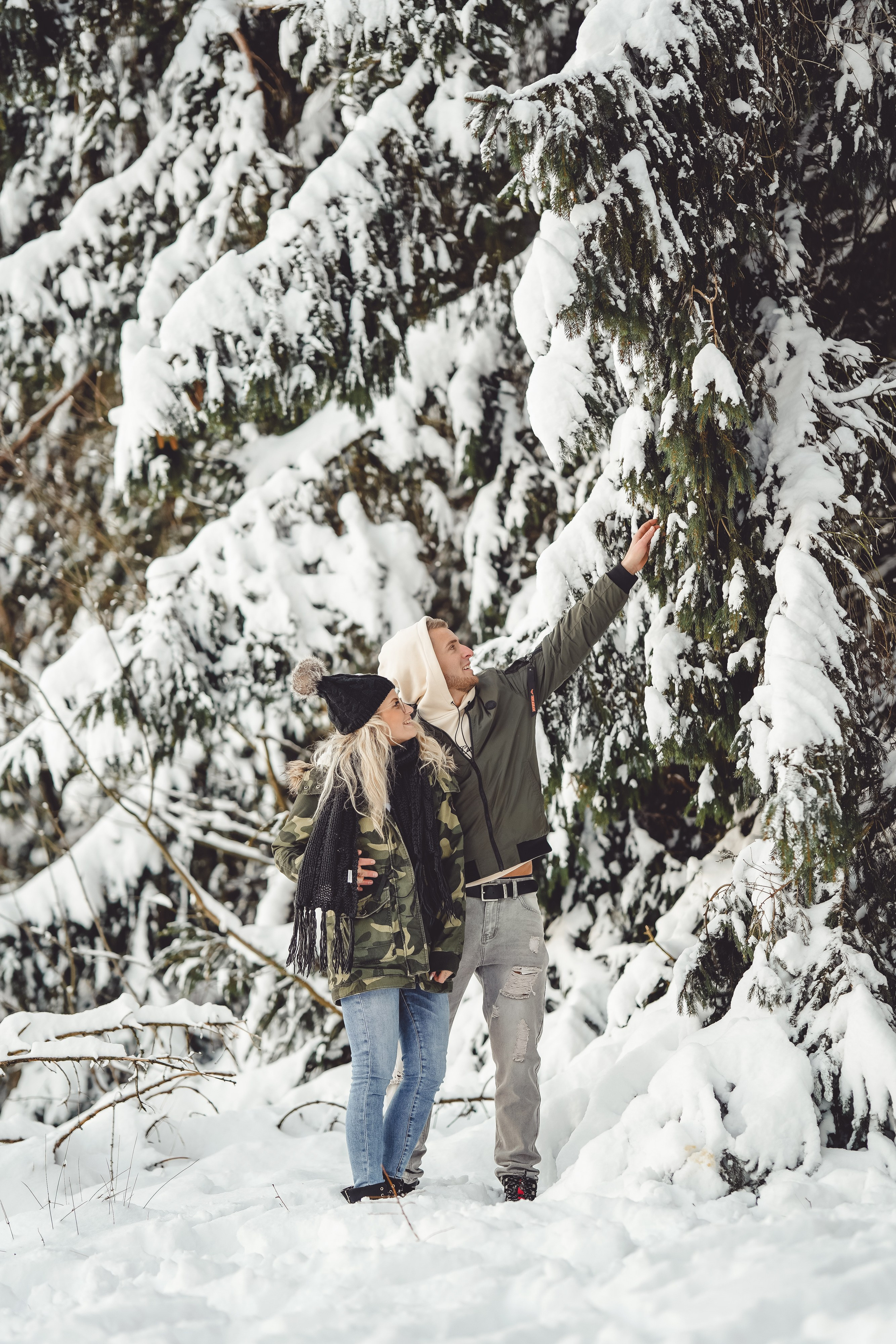 Winter Lovestory. Portraitfotografie in Gründau Elena Ohnstedt