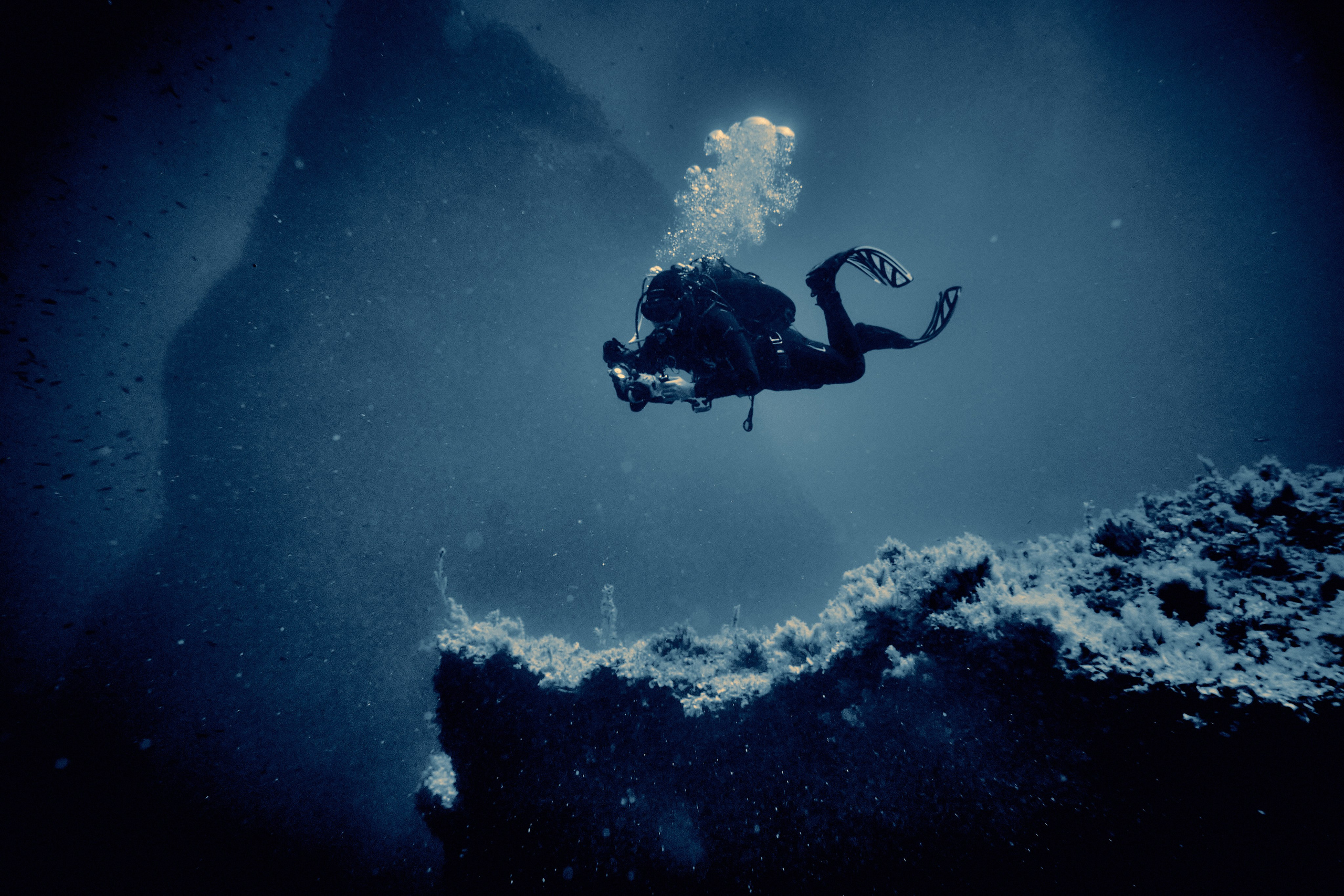 Podwodny fotograf - Andriej Szypilow - underwater photography. Tajemnica - wielka, głęboka i wszechobecna - to jest ta jakość, której przede wszystkim szukam w fotografii podwodnej...