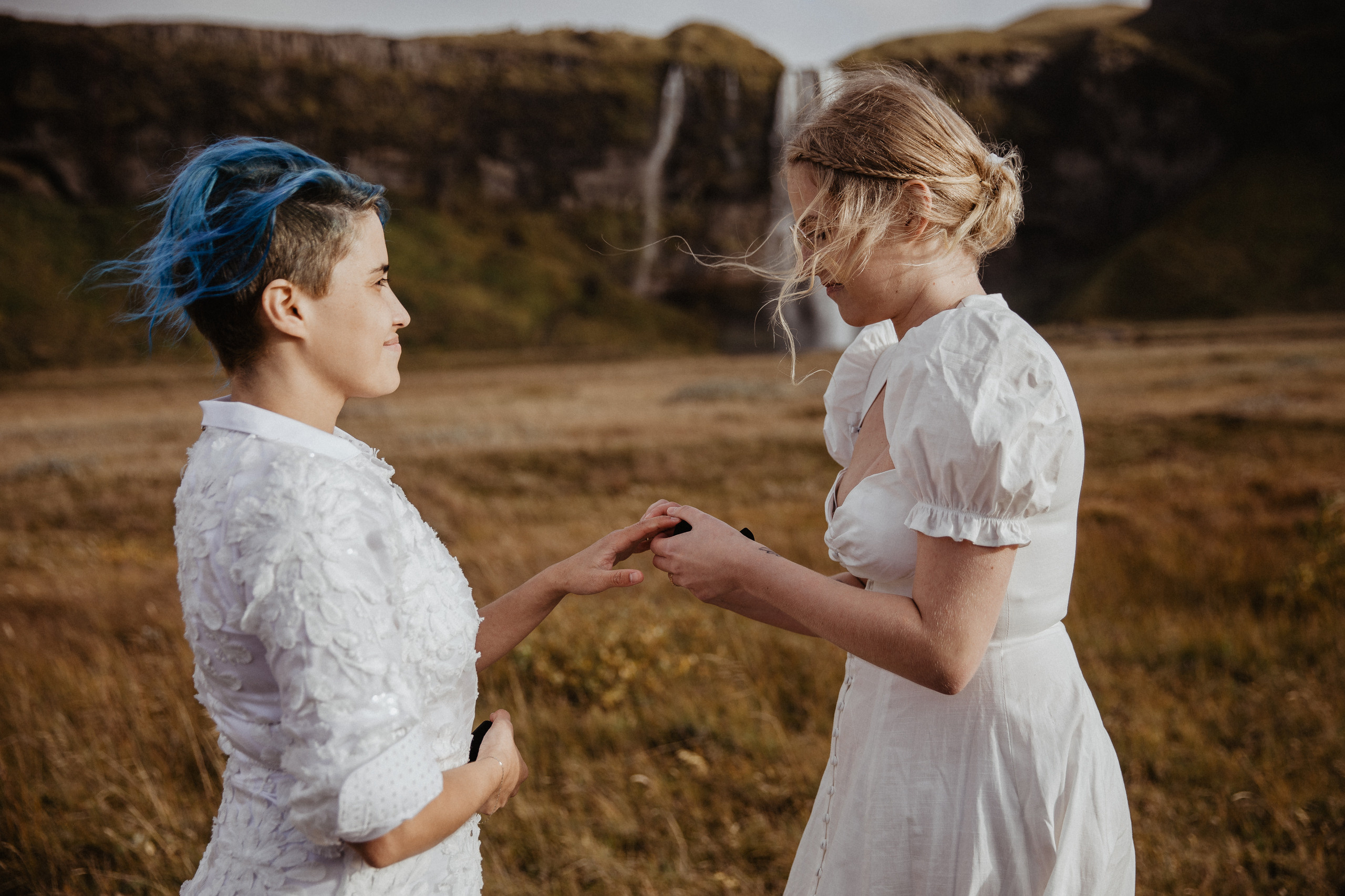 LGBT elopement in Iceland. Iceland elopement photo and video | Nikolaichik Photo