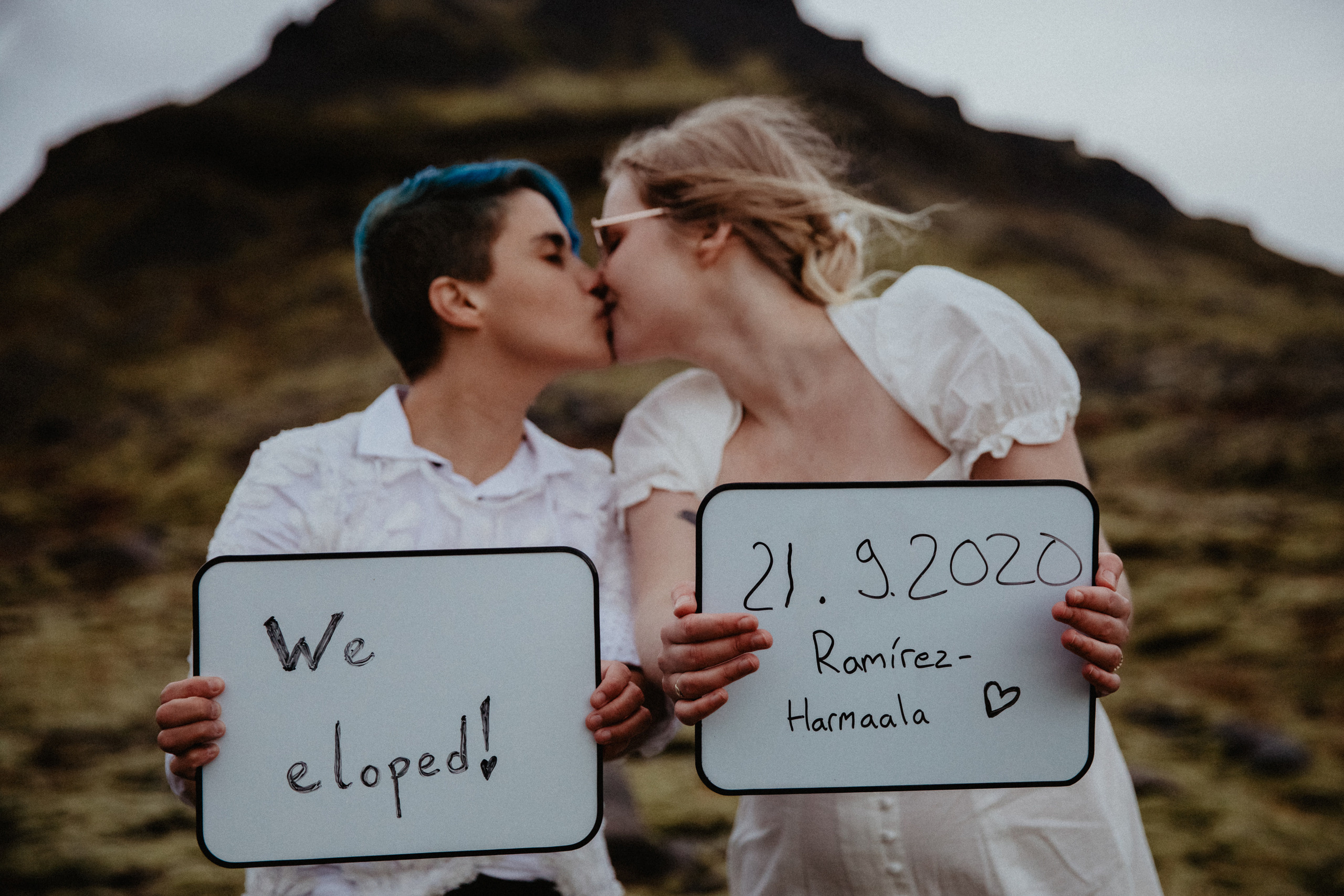 LGBT elopement in Iceland. Iceland elopement photo and video | Nikolaichik Photo