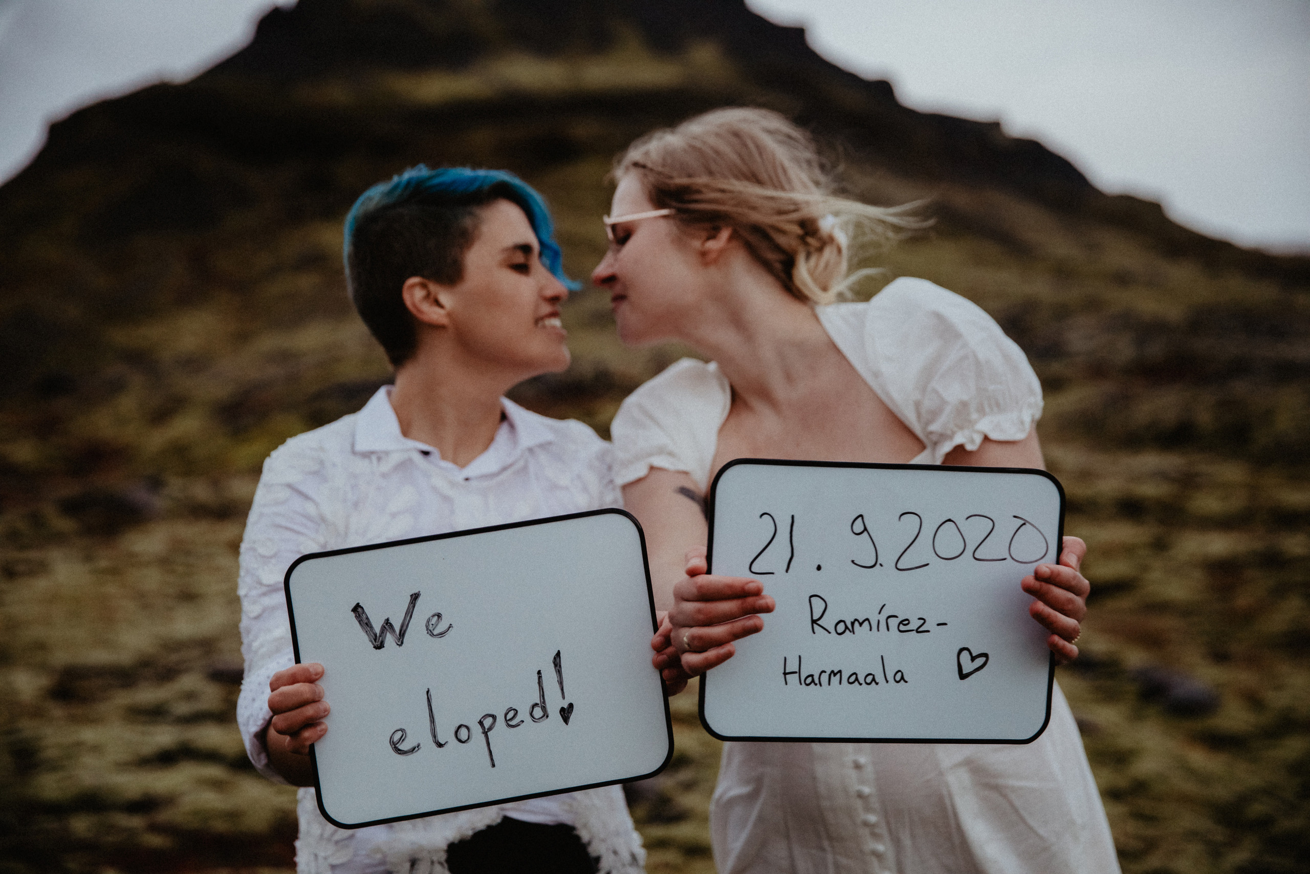 lgbt elopement in Iceland