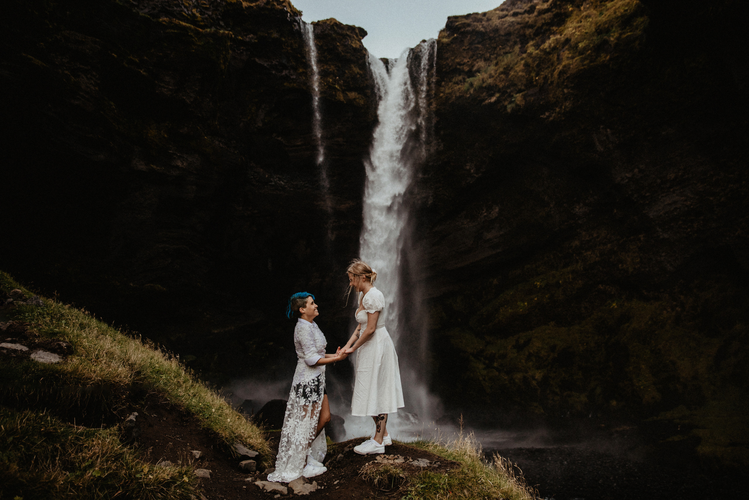 LGBT elopement in Iceland. Iceland elopement photo and video | Nikolaichik Photo
