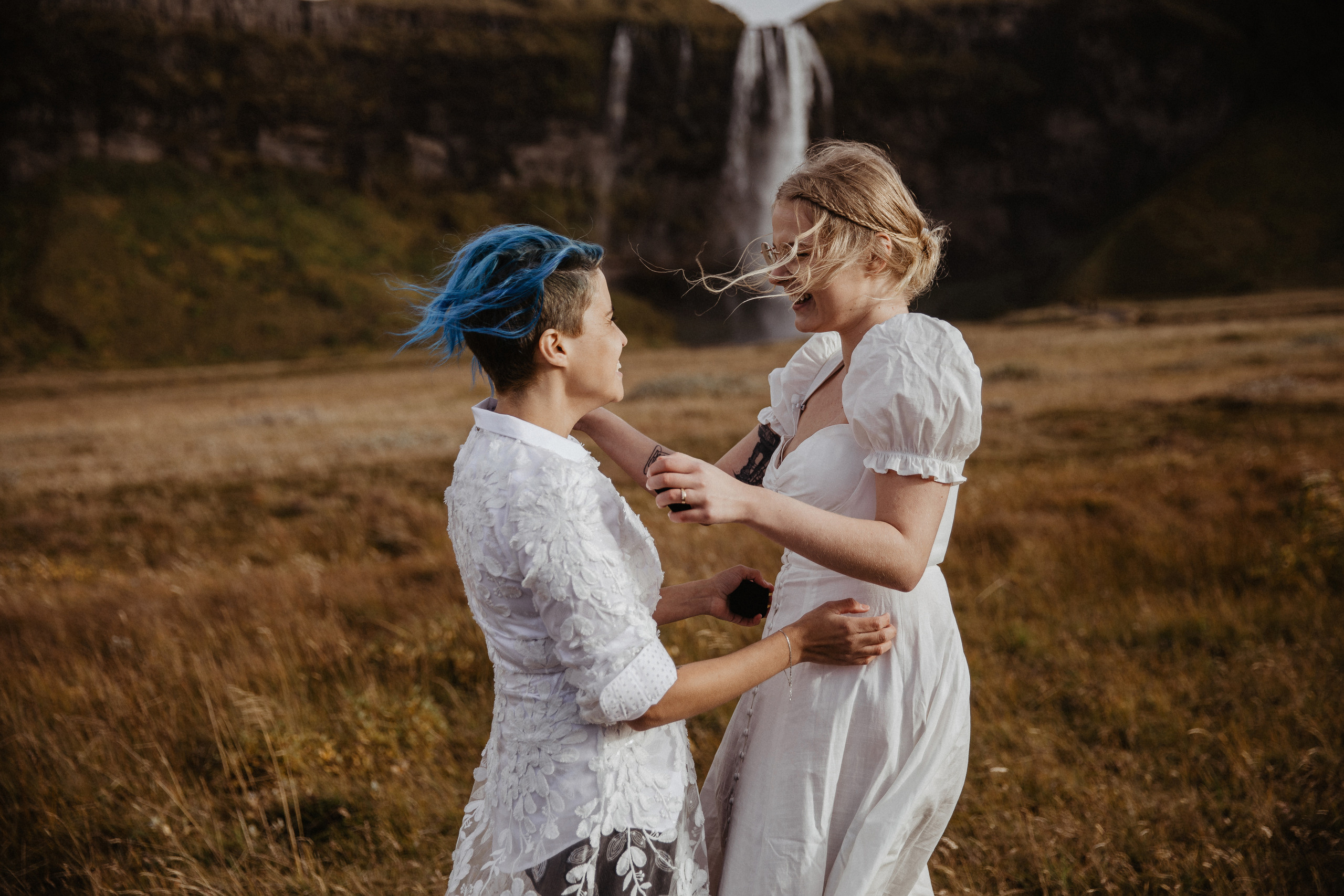 LGBT elopement in Iceland. Iceland elopement photo and video | Nikolaichik Photo