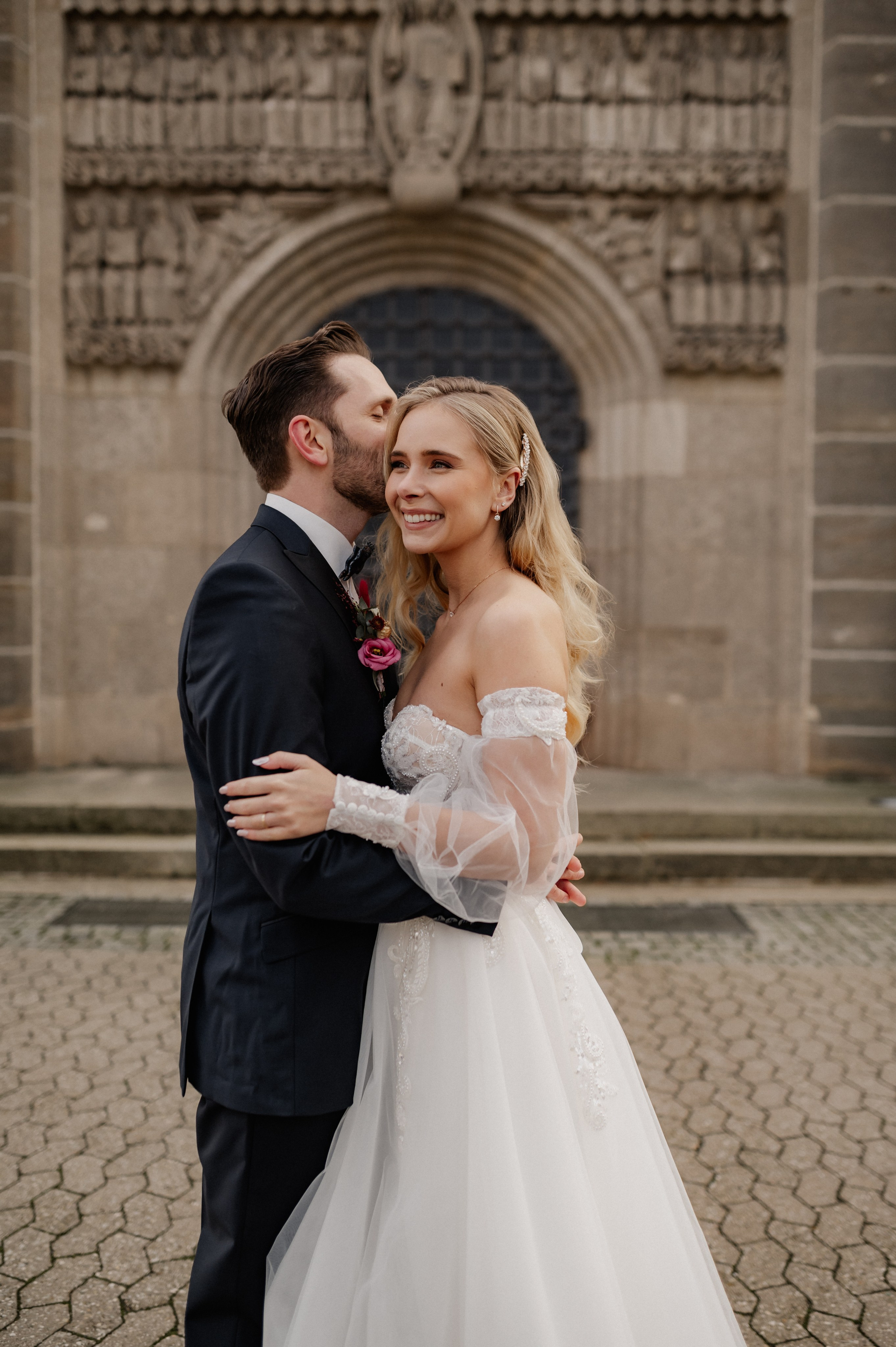 WINTER WEDDING IN NEUENDETTELSAU. Фотограф в Нюрнберге Ирина Менерт из Ансбаха
