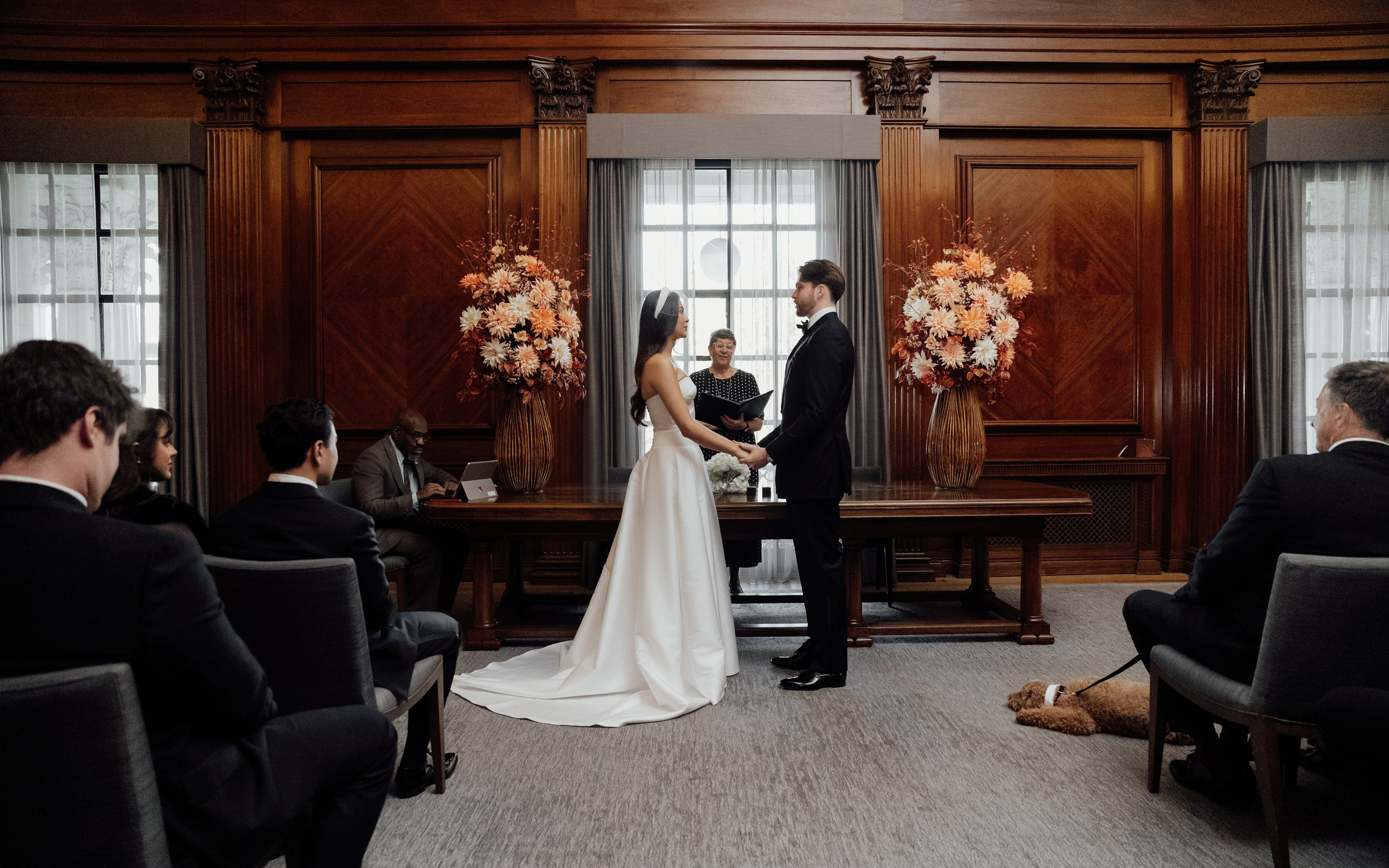 Sara & Angus — Old Marylebone Town Hall, London. Timeless Wedding & Event Photography — based London, working across Europe