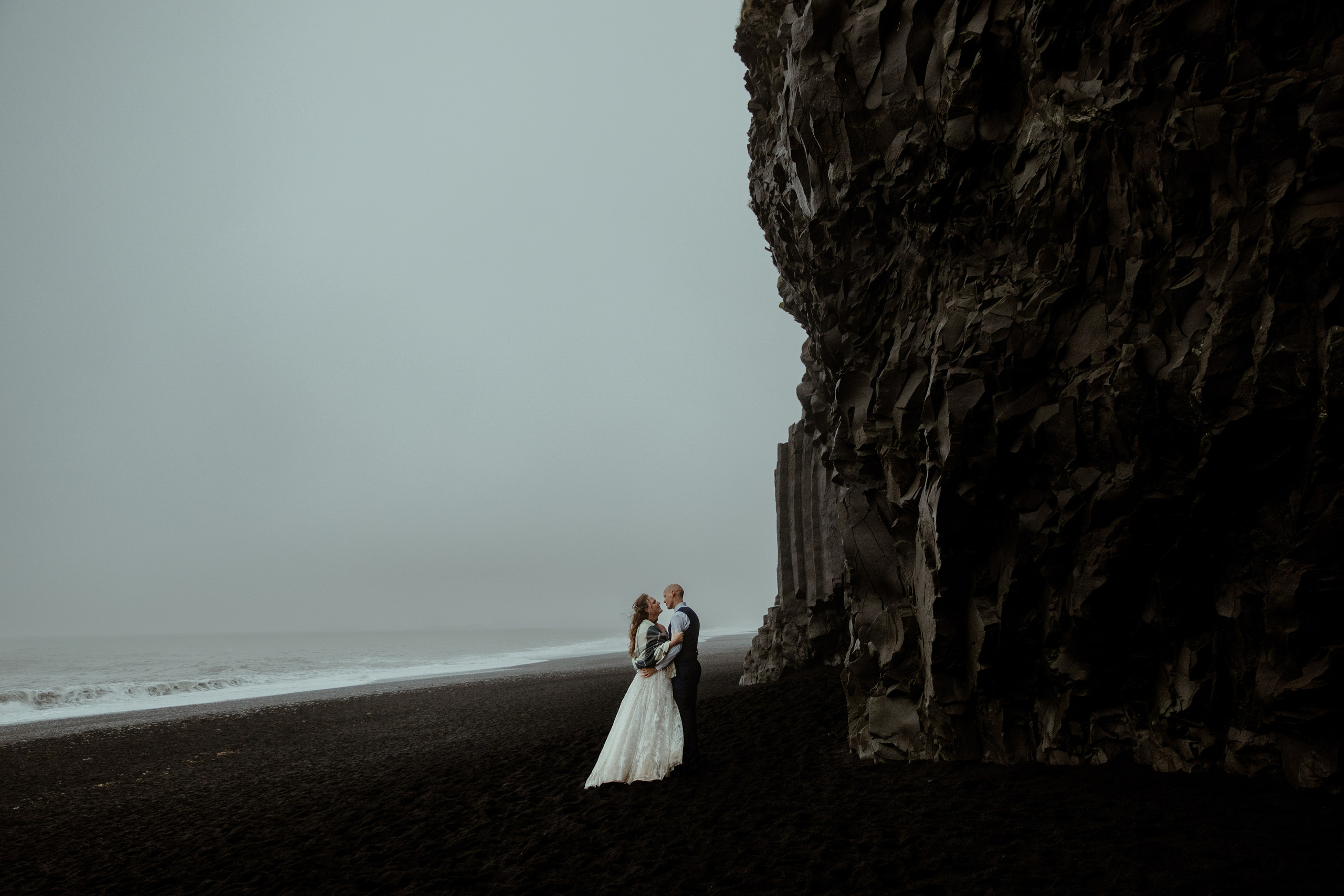 Iceland Elopement at Black Sand Beach. Iceland elopement photo and video | Nikolaichik Photo