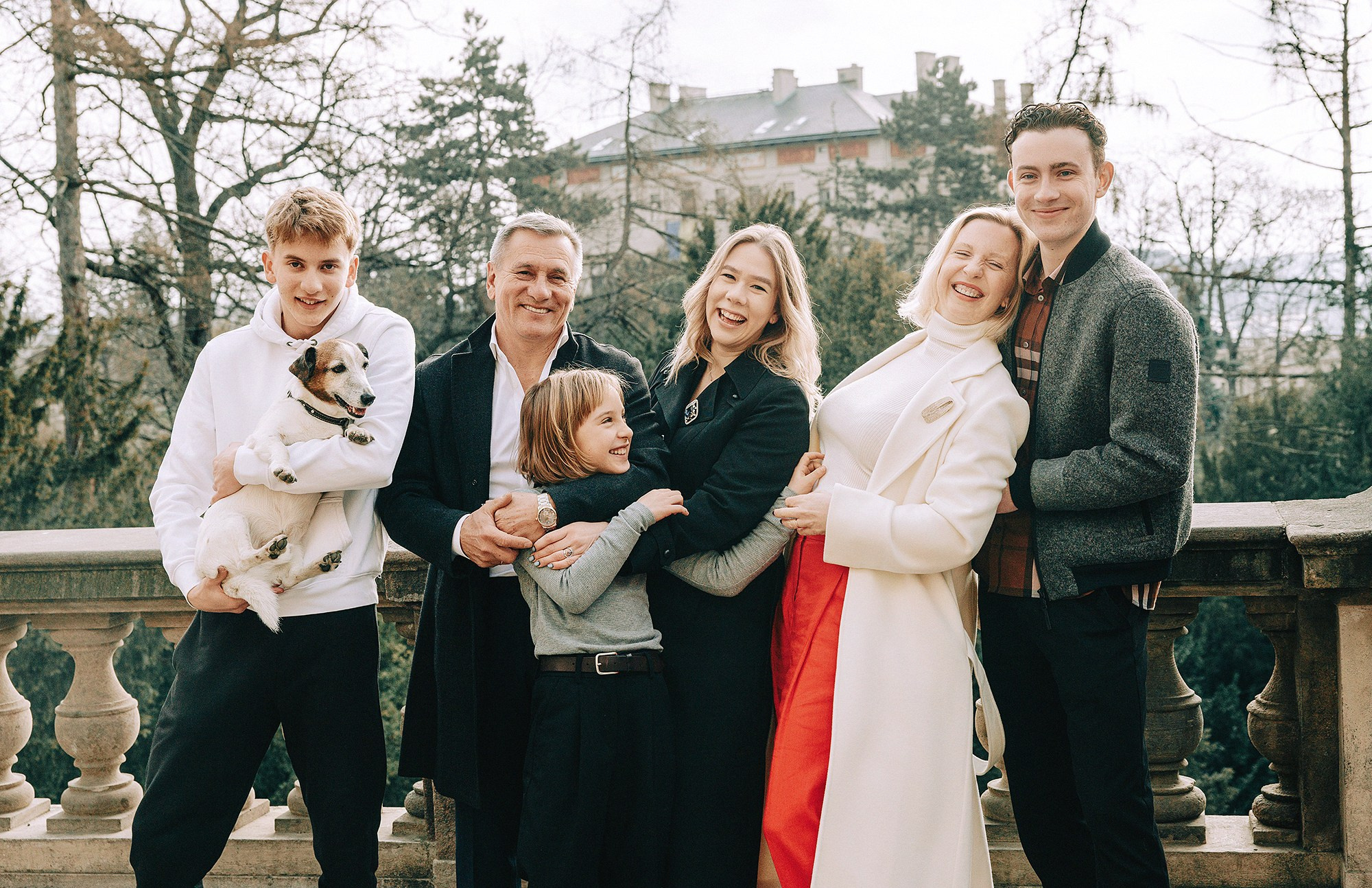 Наталья с семьей. Rodinný a svatební fotograf v Praze