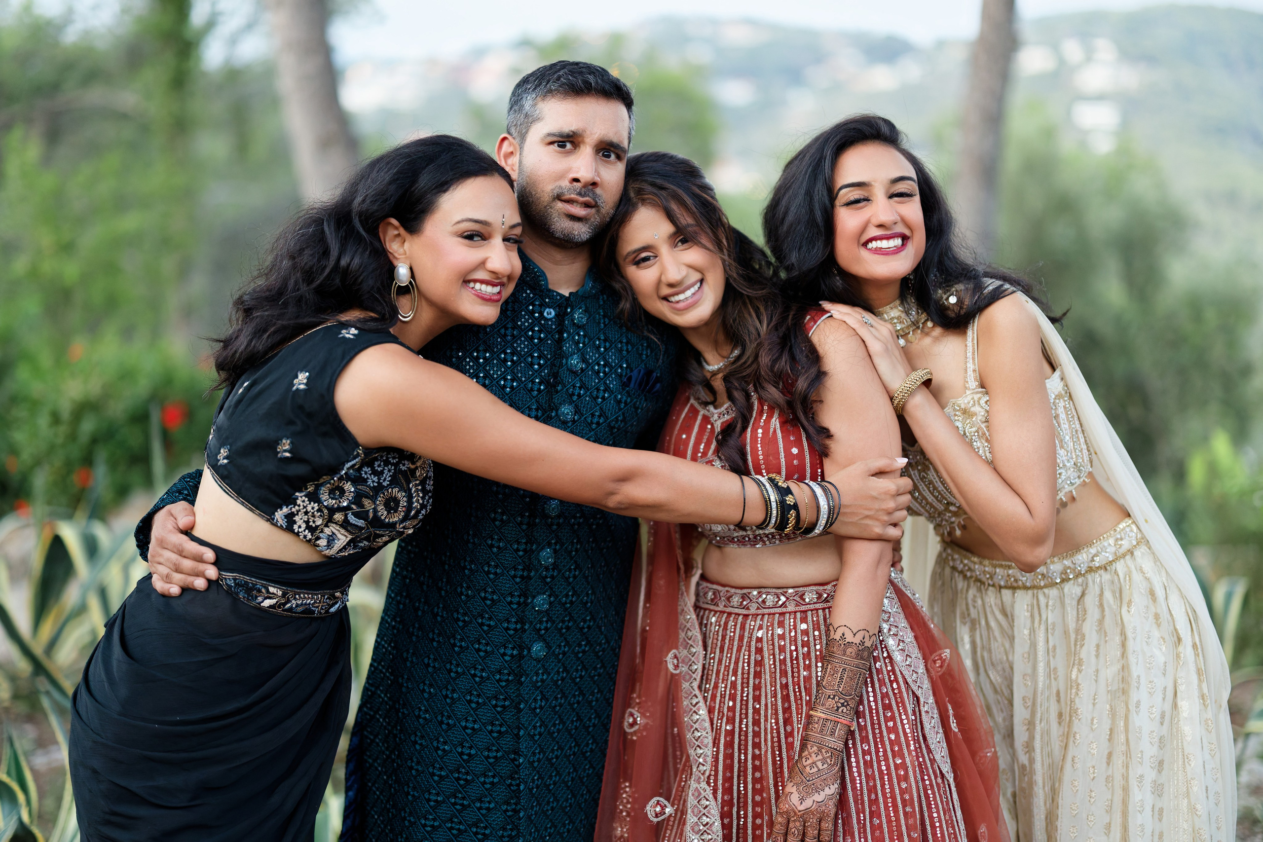 Indian wedding Haldi Ceremony & Mehndi Night at Masia Nur, Sitges, Spain Preview