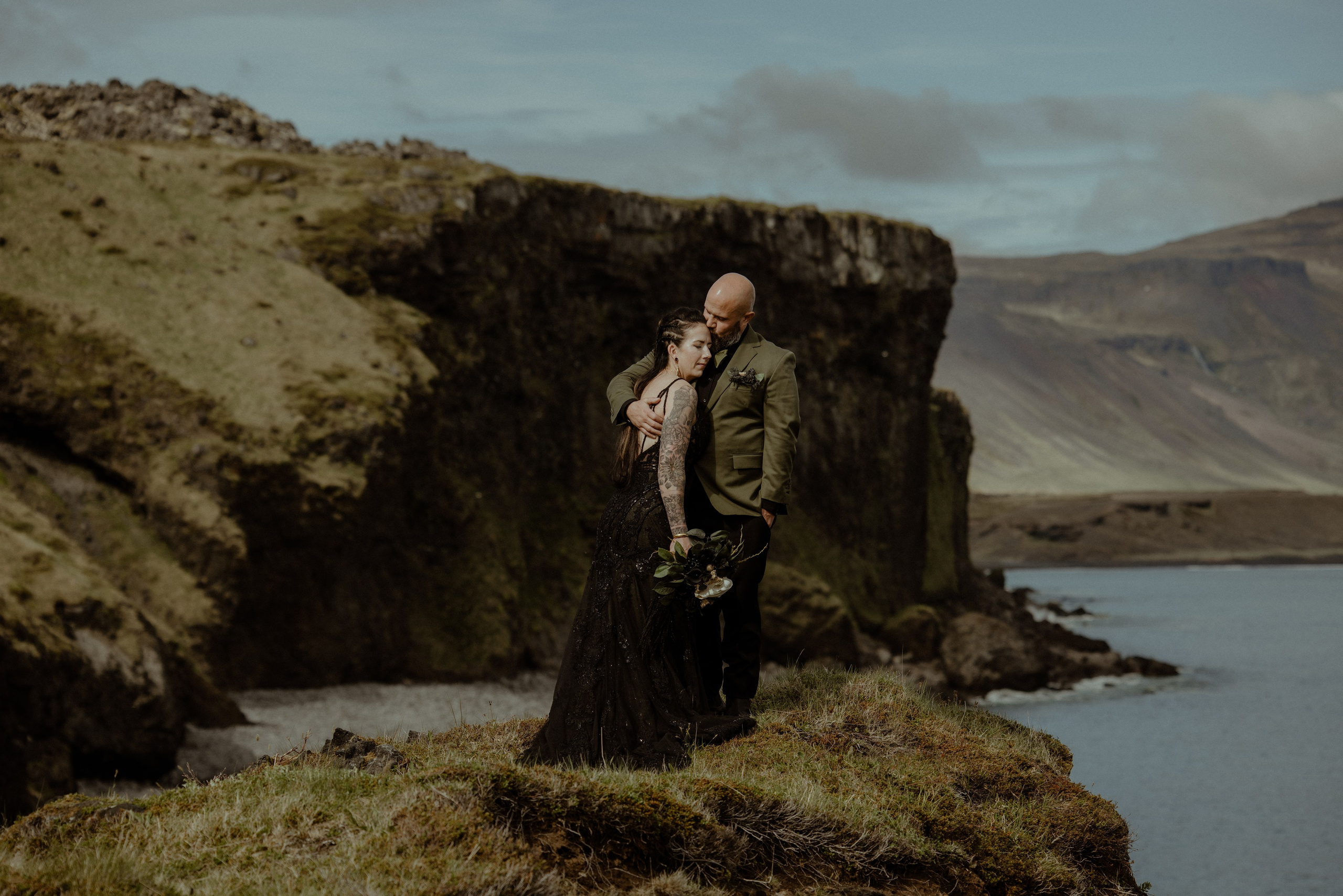 Viking inspired secret elopement in Iceland — wedding in Budir. Iceland elopement photo and video | Nikolaichik Photo
