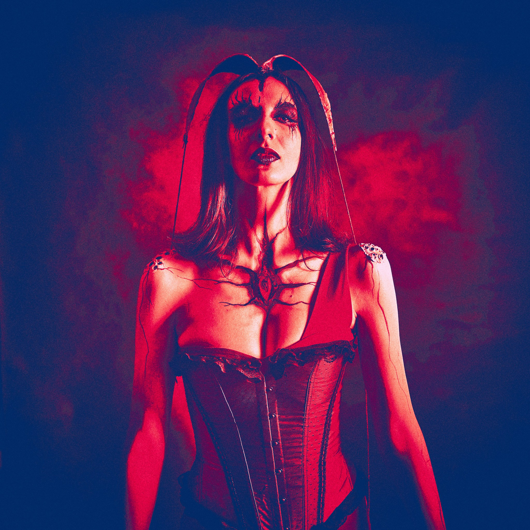 Fotograf portretowy Andriej Szypiłow - sesja na Halloween - Addams Cenobite. Portrait photographer Andriej Szypilow - Halloween session - Addams Cenobite.