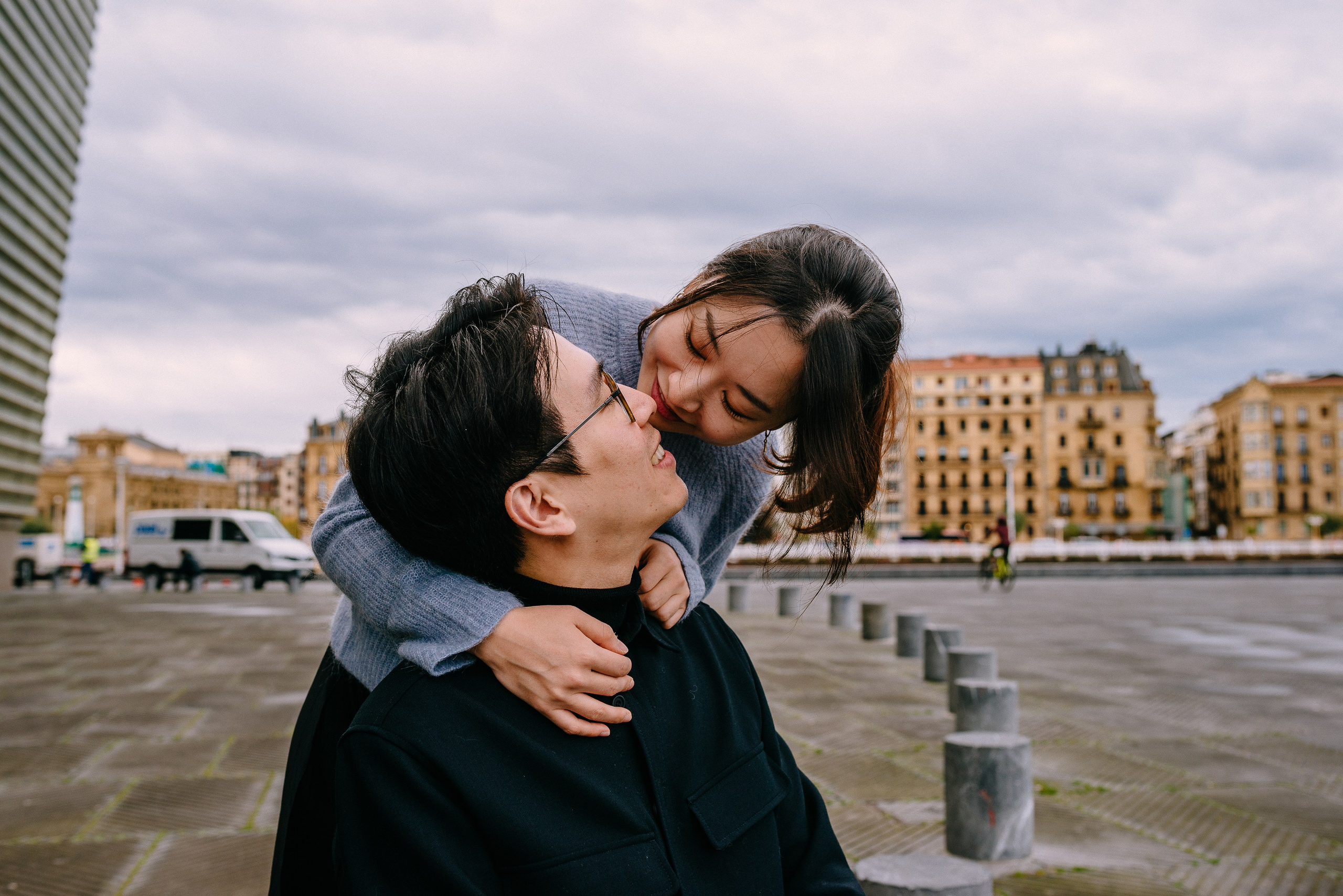 Couple photoshoot in San-Sebastian. Photographer in Bilbao Irina Makou