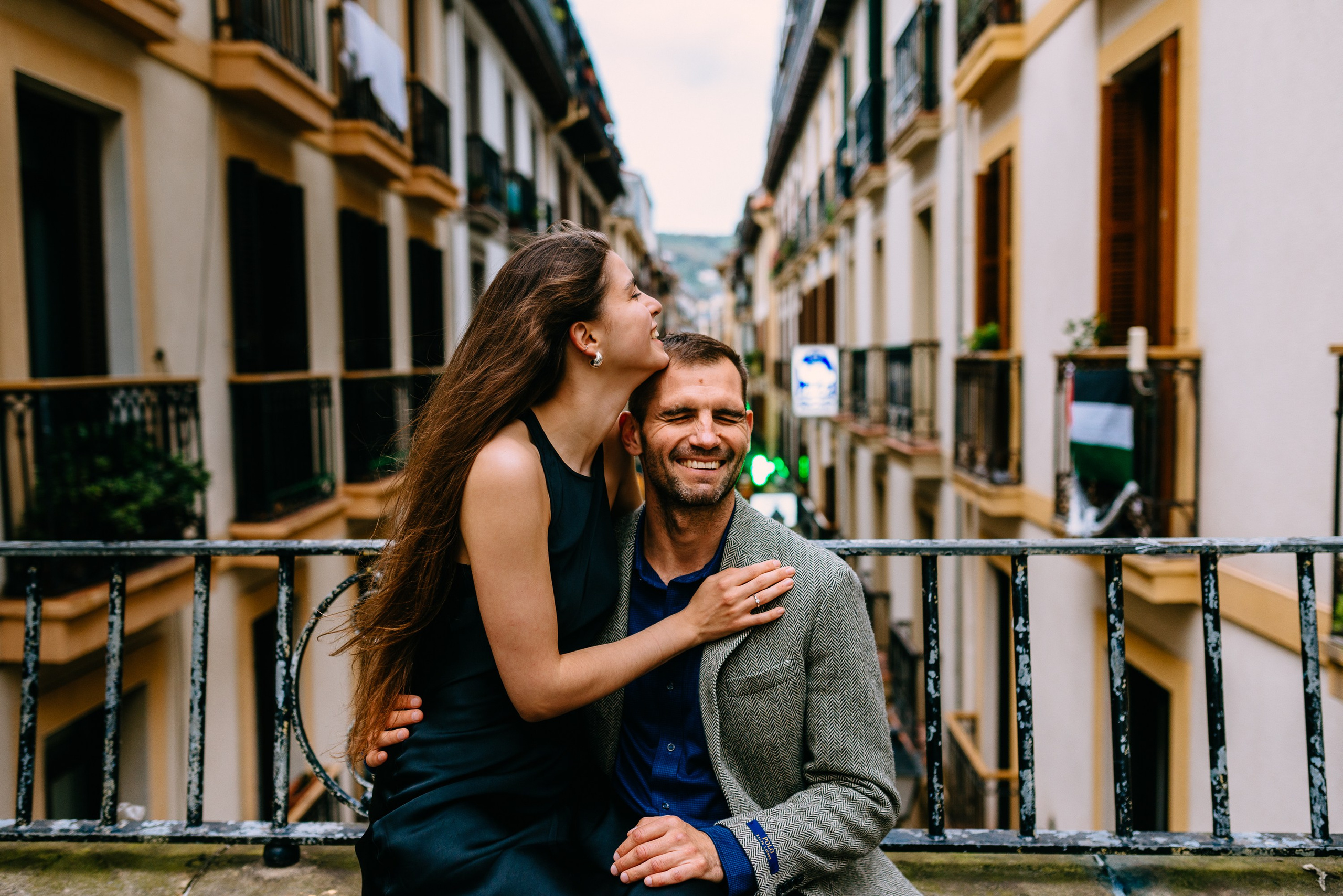 Mariage proposal in San-Sebastian Basque country. Photographer in Bilbao Irina Makou