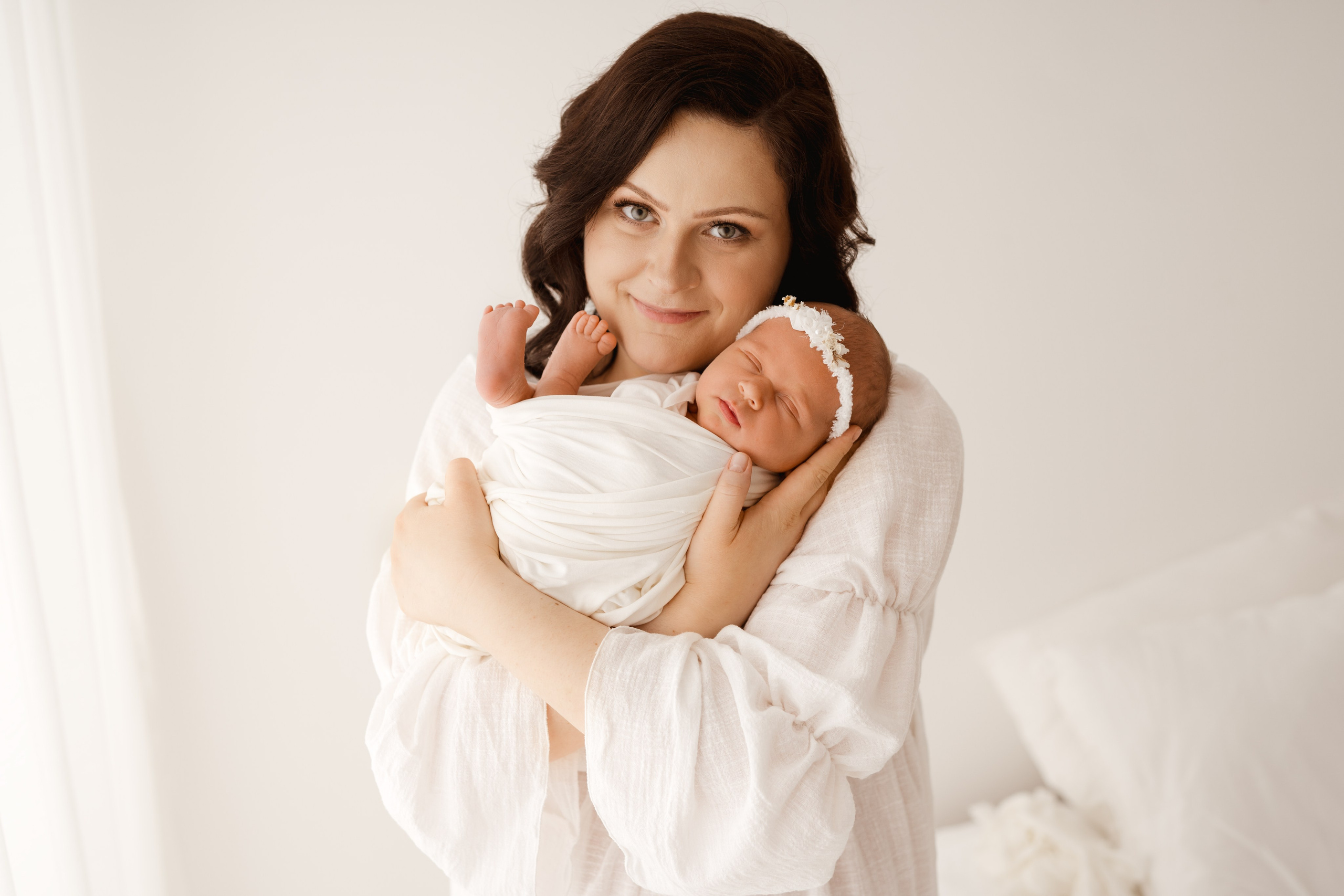 Pierwsza sesja Amelki. Fotograf Łódź - sesja ciążowa, noworodkowa, dziecięca. Studio w Łodzi