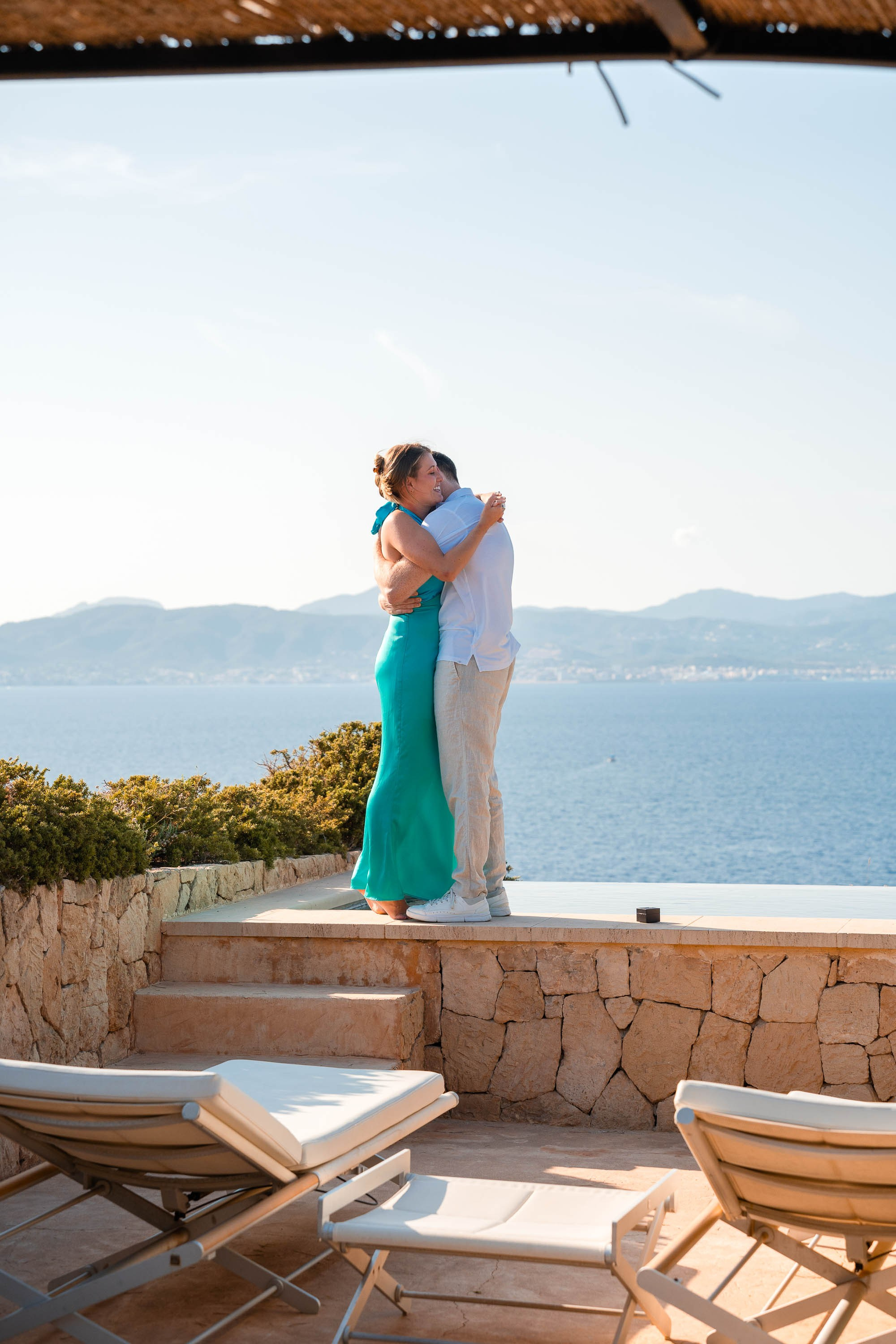 Wedding Proposal at Cap Rocat venue. Mallorca Wedding, Corporate & Social Photographer