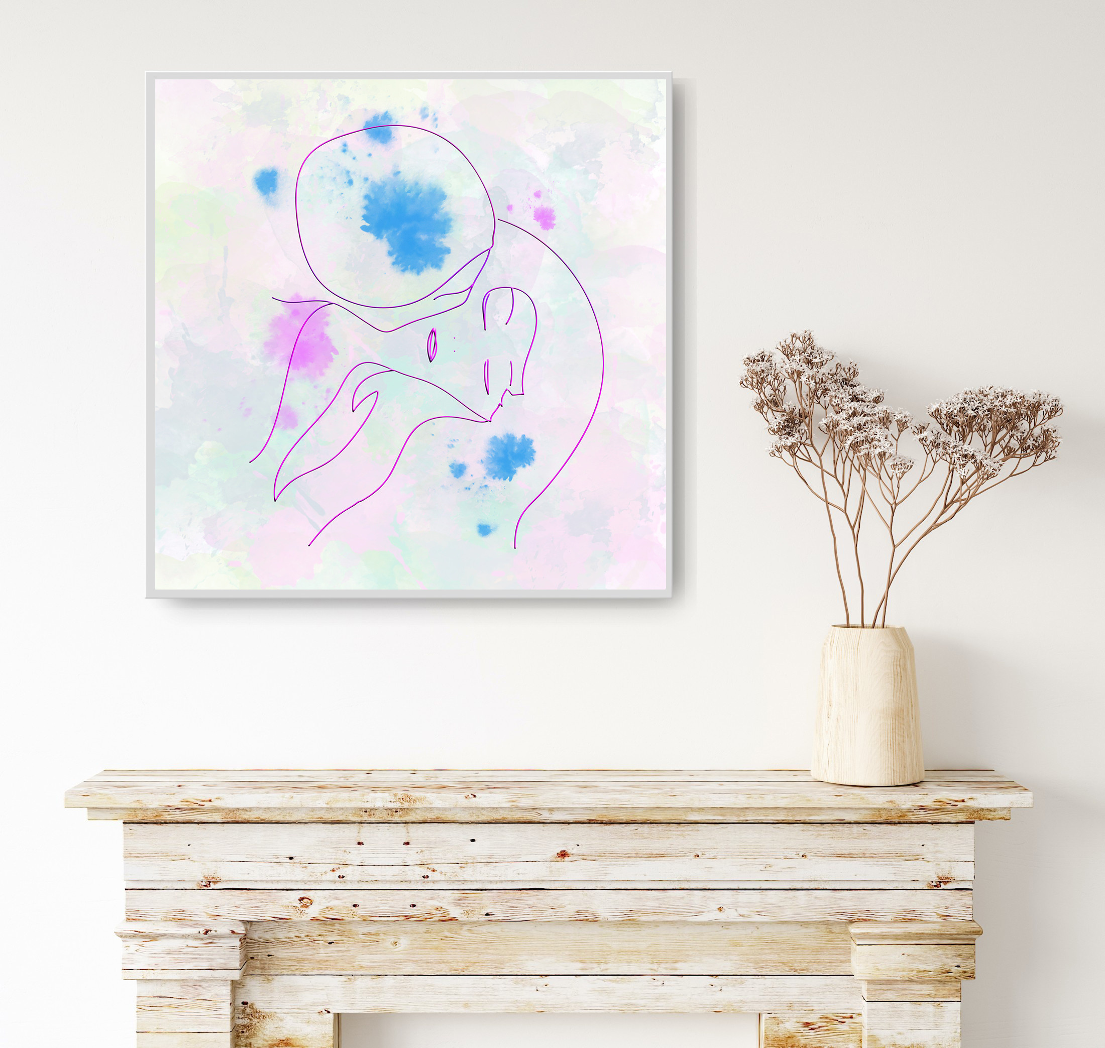 ART line. Lolly Shine. Contemporary digital artist