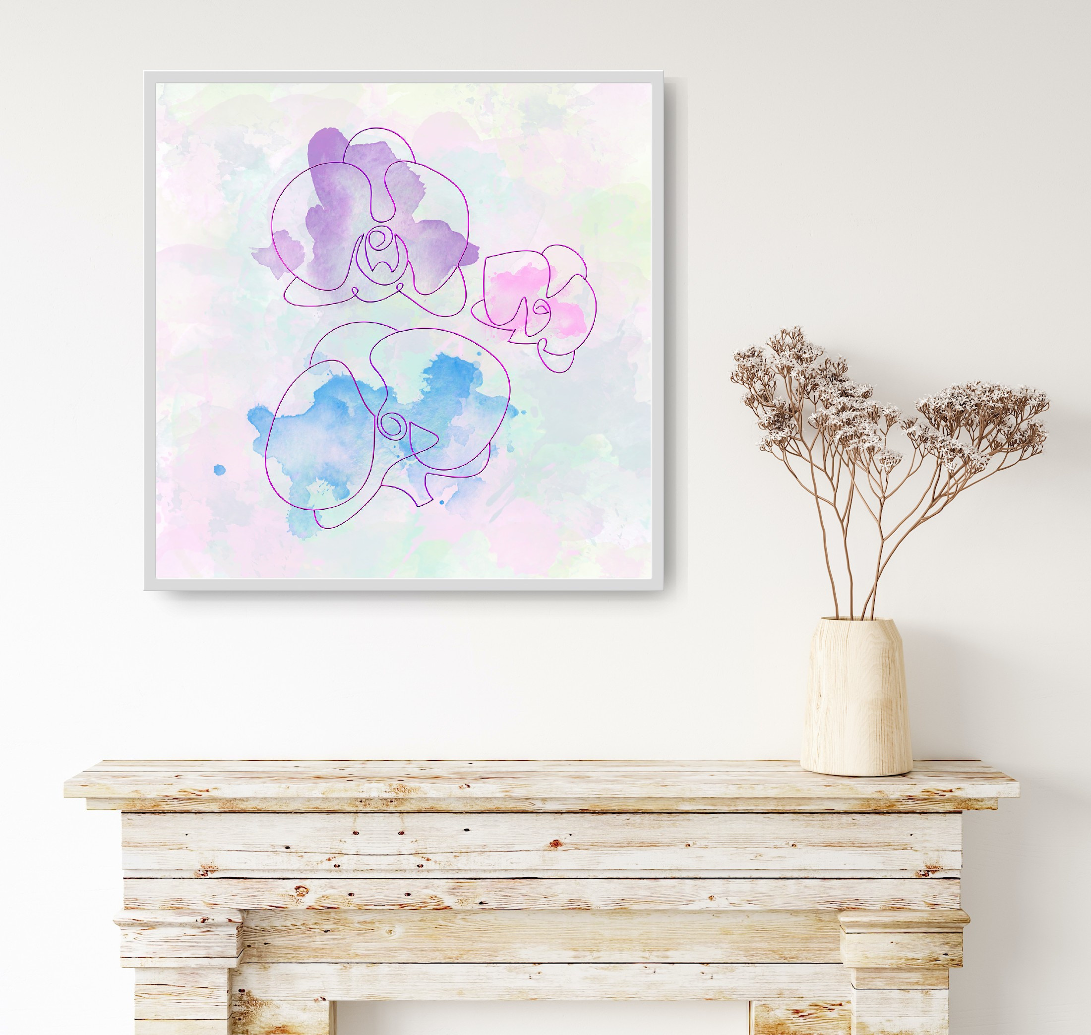 ART line. Lolly Shine. Contemporary digital artist