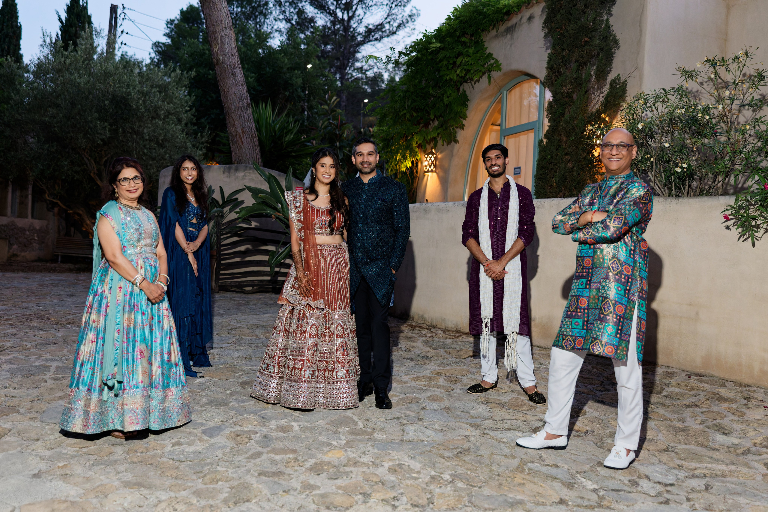 Indian wedding Haldi Ceremony & Mehndi Night at Masia Nur, Sitges, Spain Preview