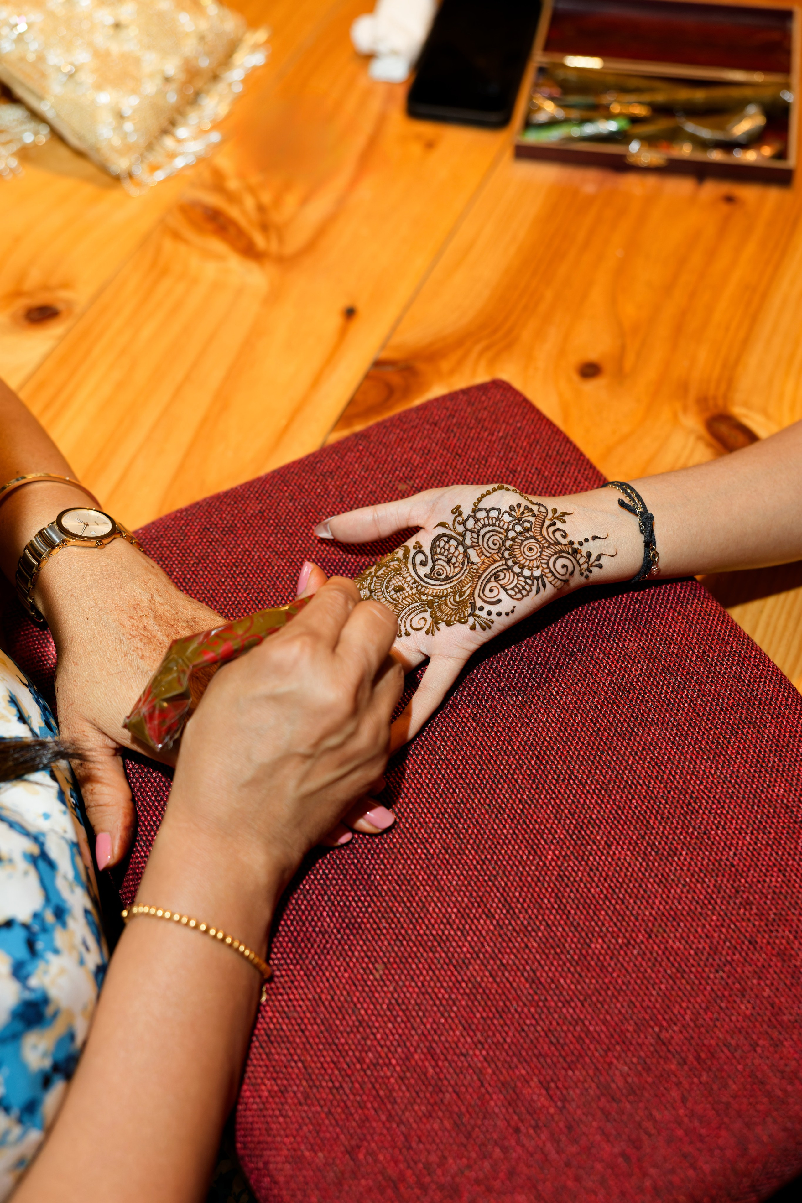 Indian wedding Haldi Ceremony & Mehndi Night at Masia Nur, Sitges, Spain Preview