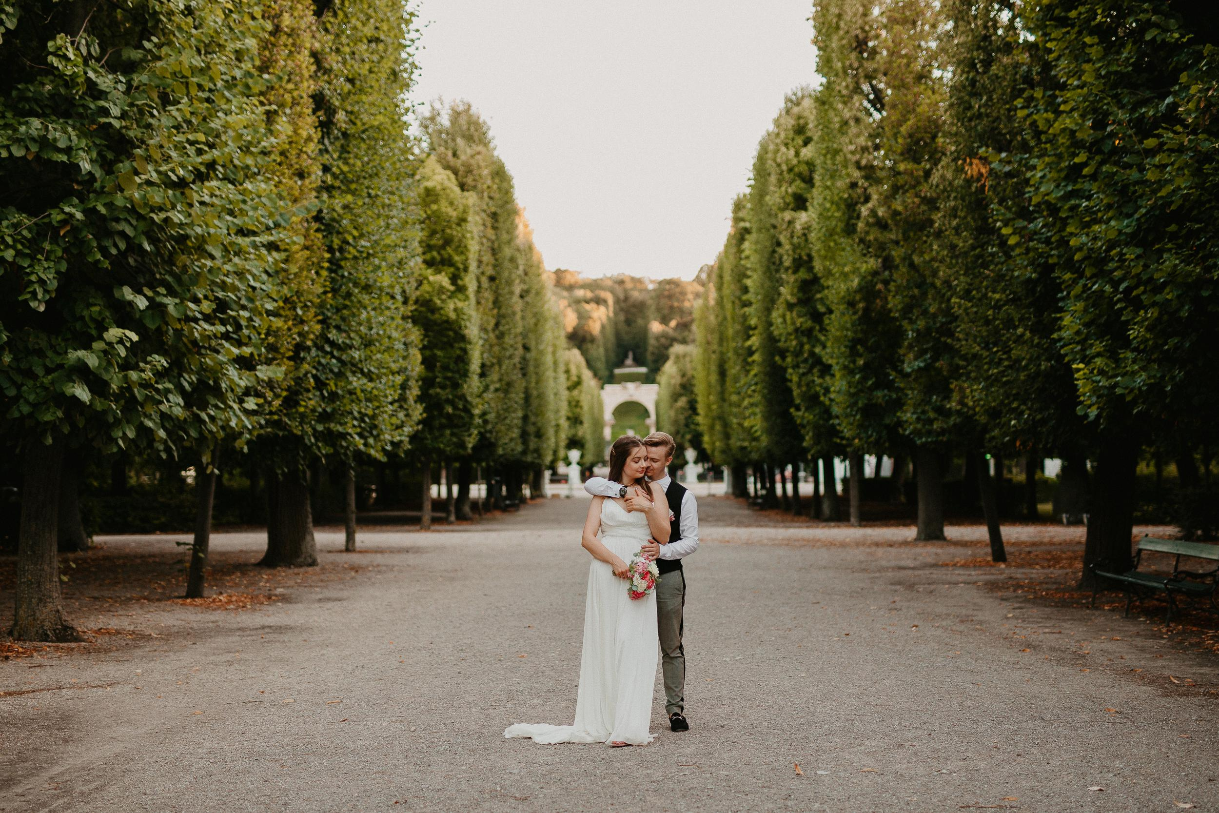 Elopement in Vienna Austria Schönbrunn palace. Iceland elopement photo and video | Nikolaichik Photo