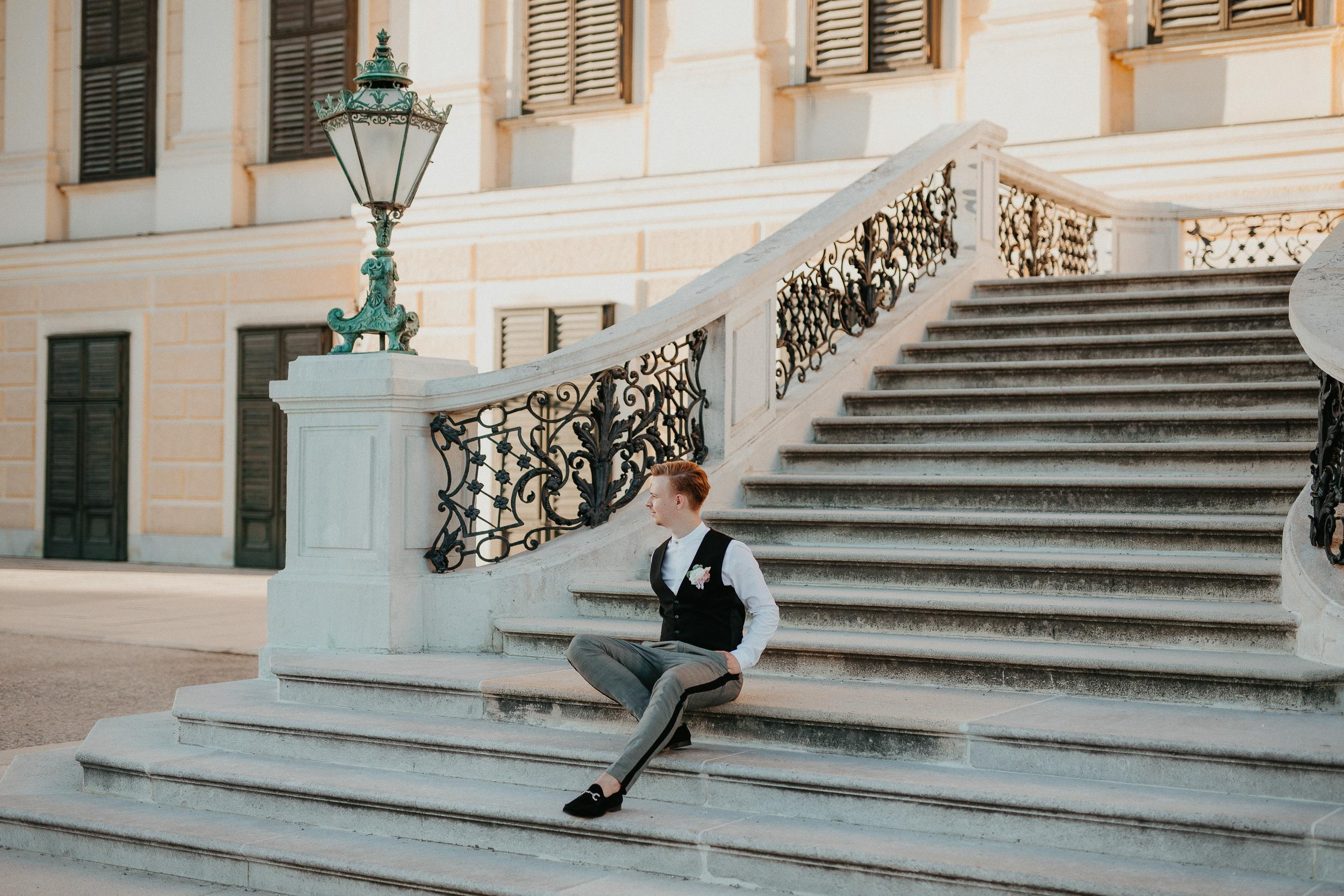 Elopement in Vienna Austria Schönbrunn palace. Iceland elopement photo and video | Nikolaichik Photo