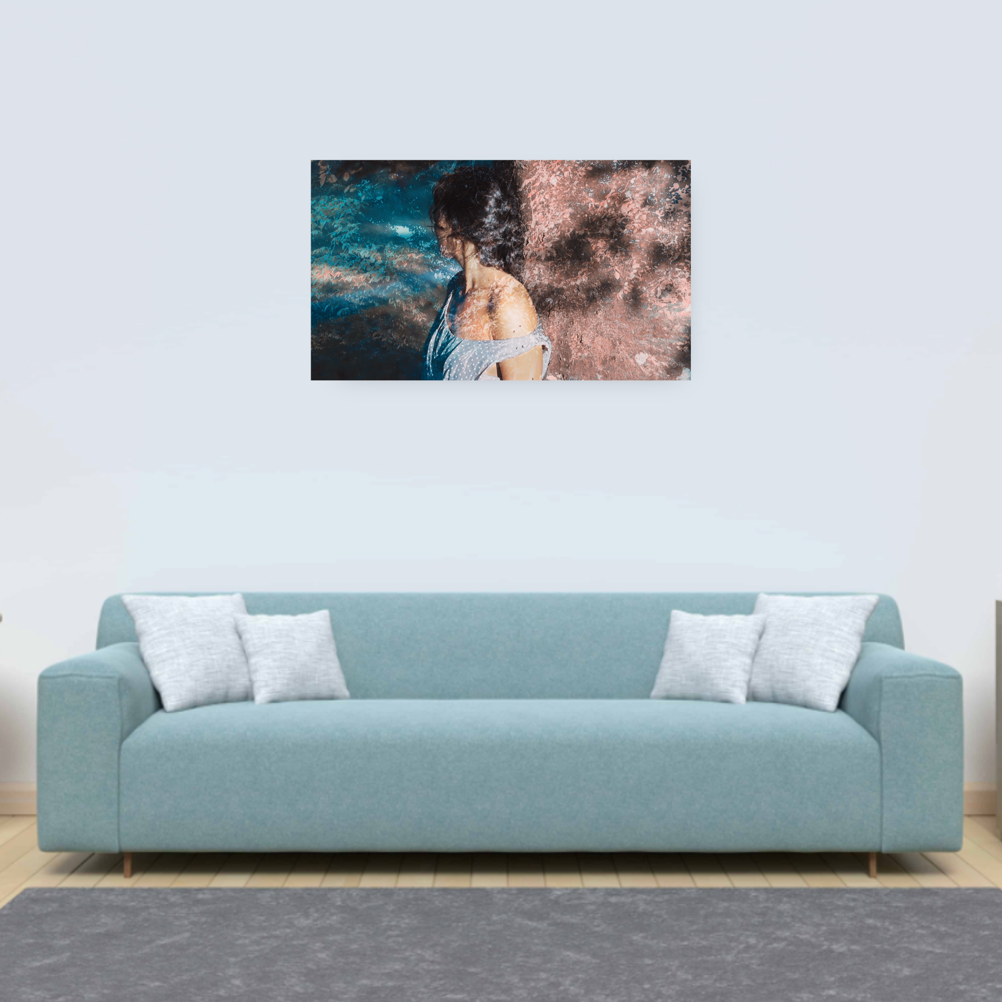 Dreamlike conceptual photography print inspired by memory and identity