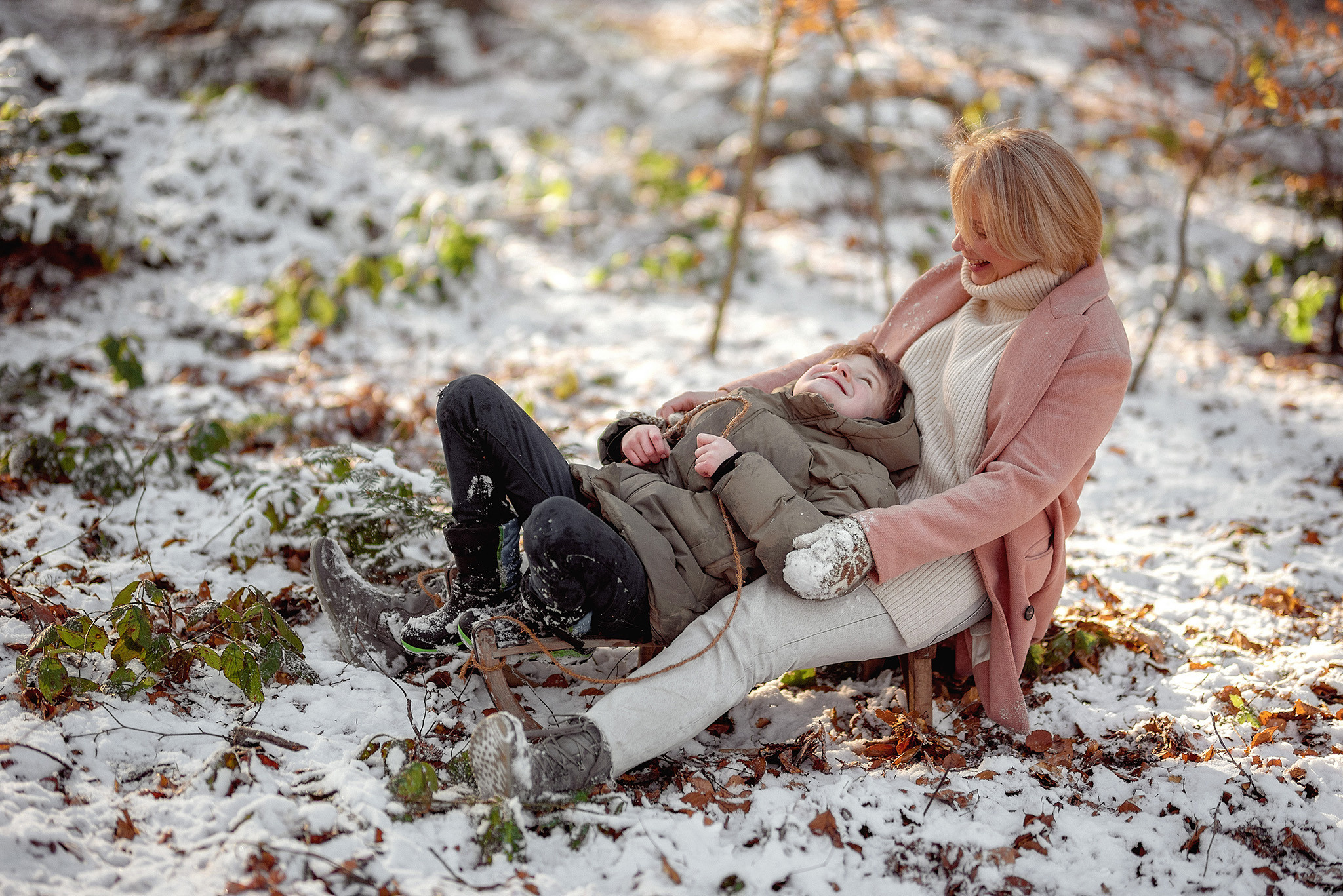 Einmal im Winter. Familienfotograf, Hochzeitsfotograf in Hamburg und Umgebung