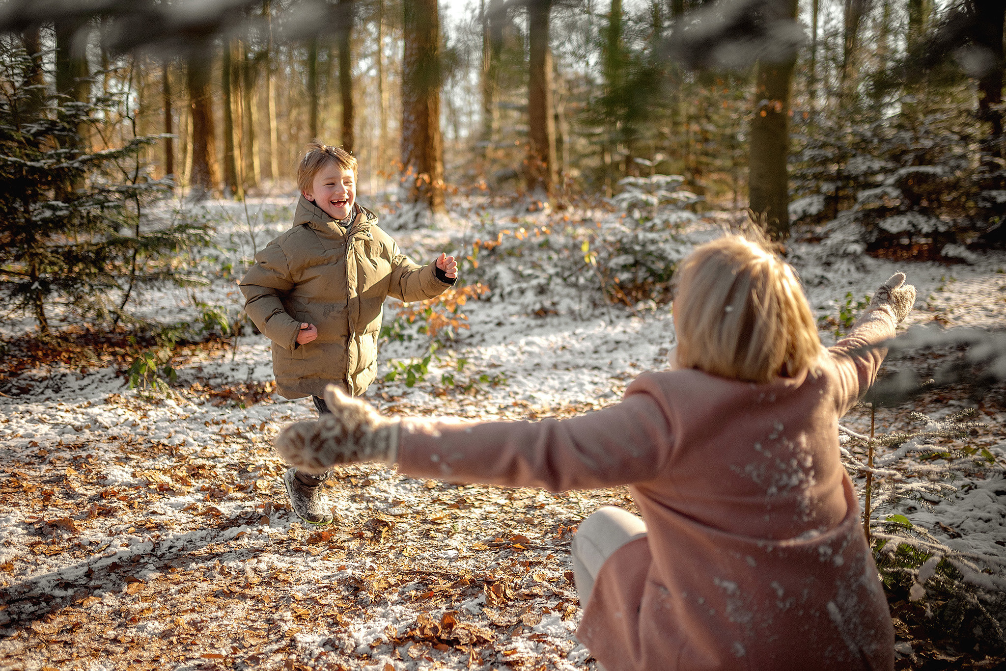 Einmal im Winter. Familienfotograf, Hochzeitsfotograf in Hamburg und Umgebung