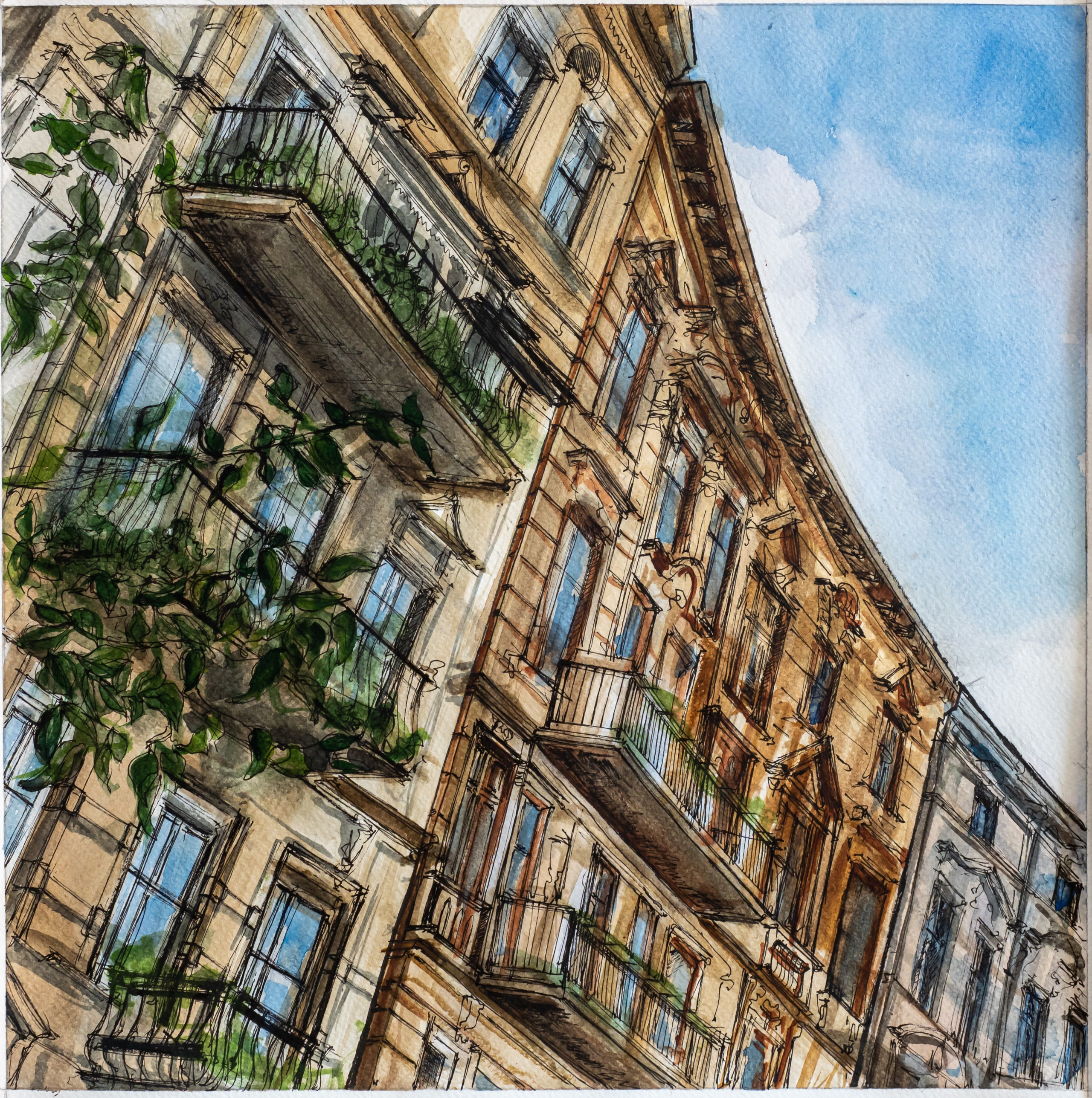 Angelina Sorokopud. Artiste à Strasbourg