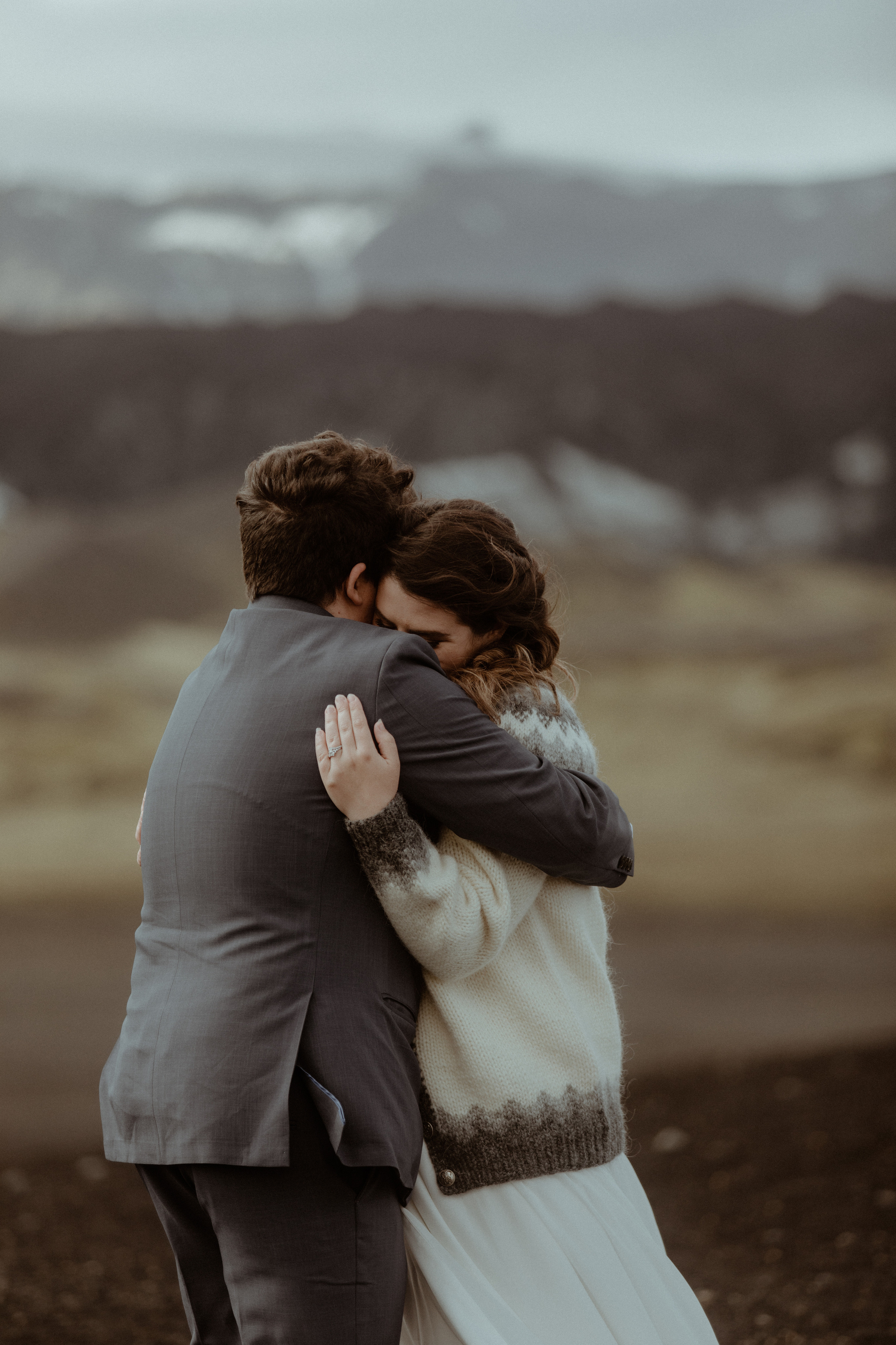 Elopement at Black sand beach in Iceland. Iceland elopement photo and video | Nikolaichik Photo