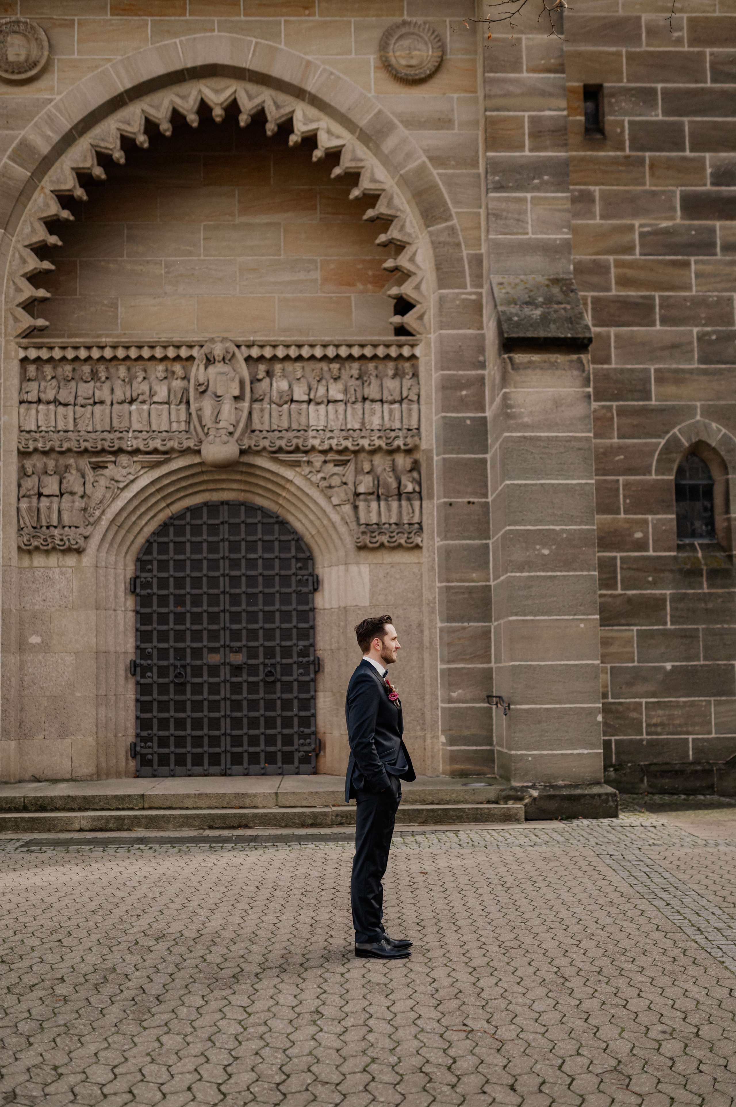 WINTER WEDDING IN NEUENDETTELSAU. Фотограф в Нюрнберге Ирина Менерт из Ансбаха