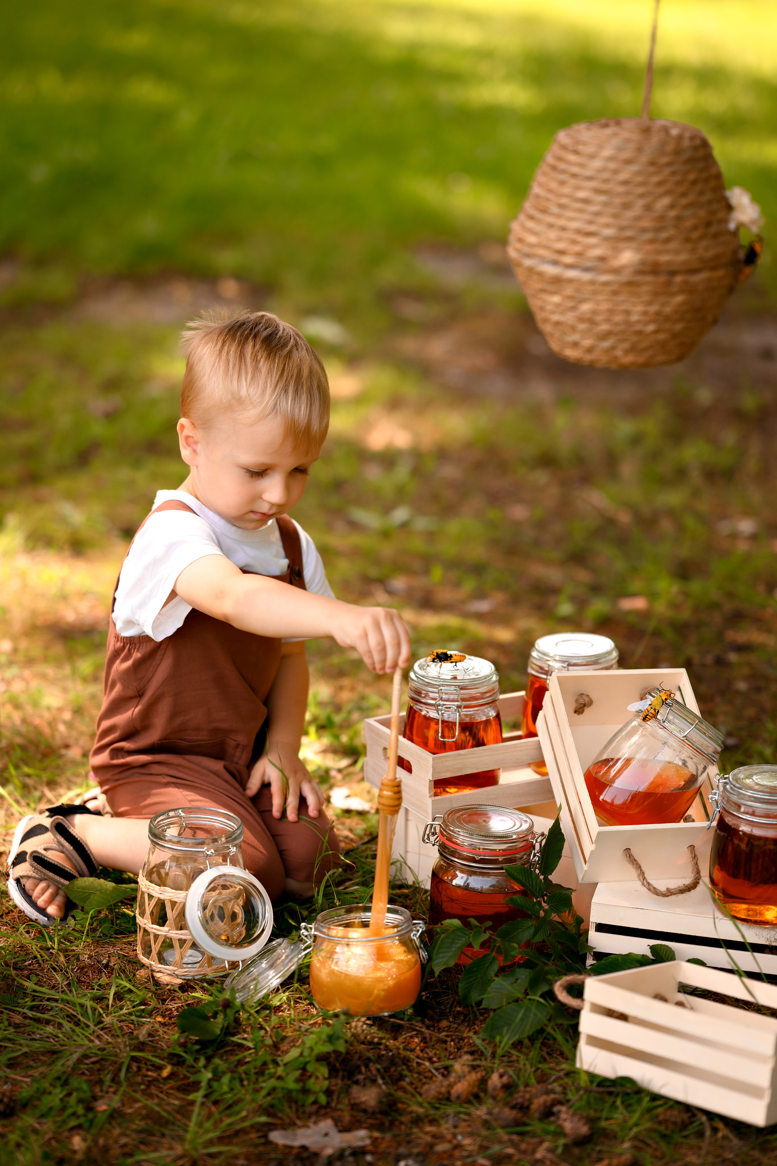 Sommer-Fotoprojekt „Bienen“. Kinder- & Familienfotograf in Gaildorf und Umgebung Valentina Vogel