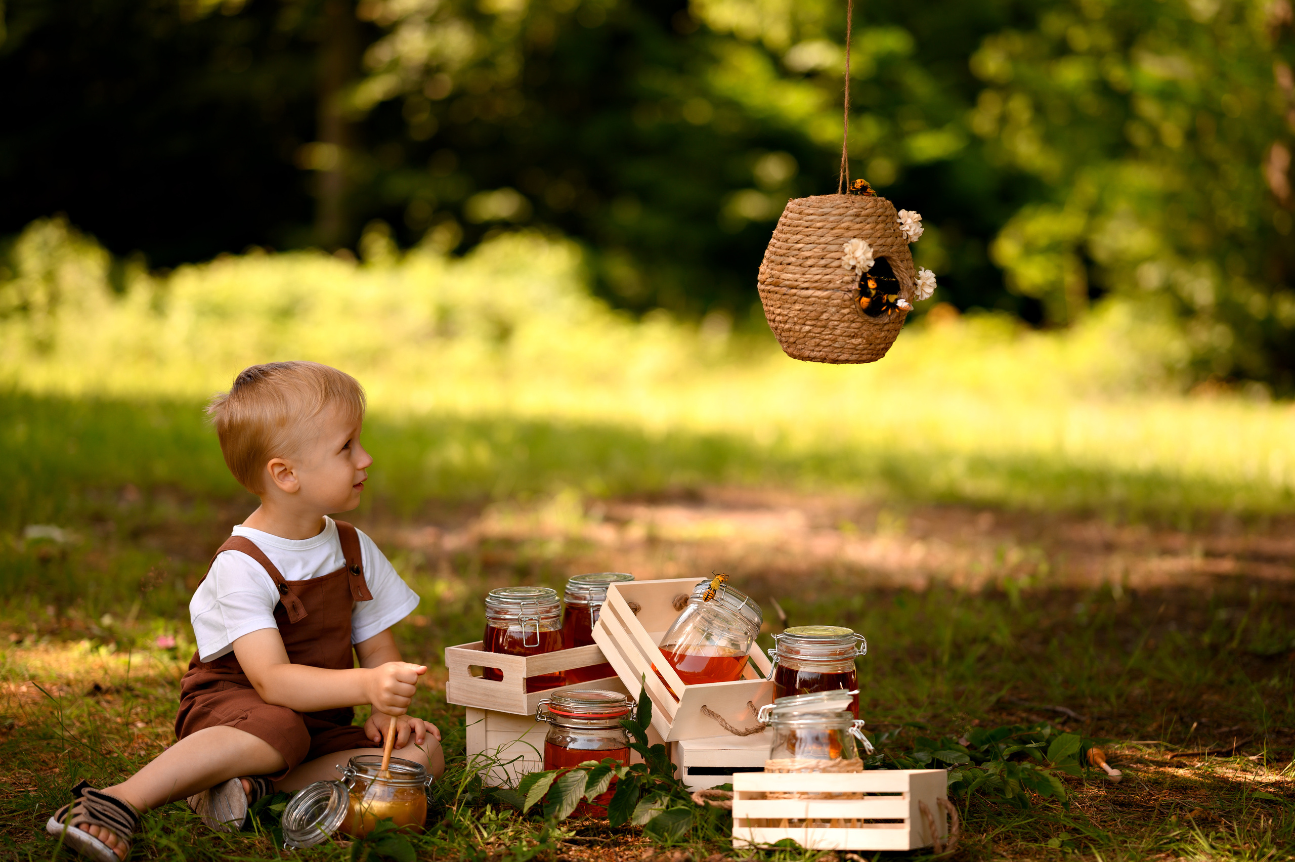 Sommer-Fotoprojekt „Bienen“. Kinder- & Familienfotograf in Gaildorf und Umgebung Valentina Vogel
