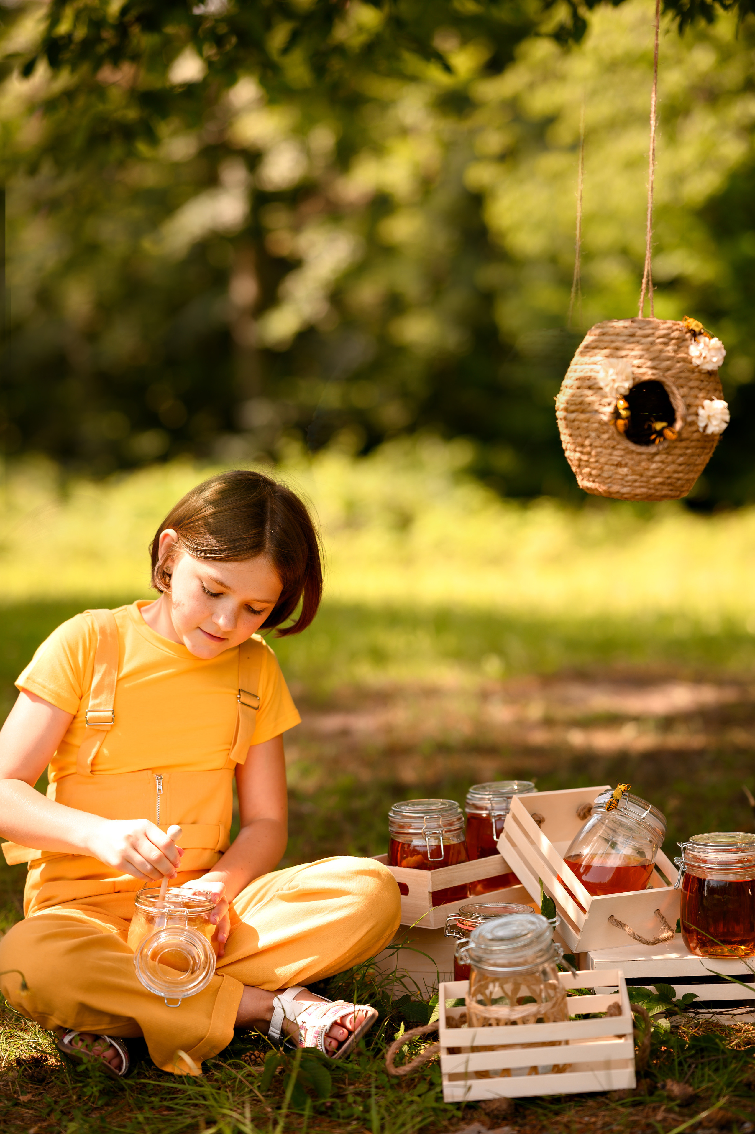 Sommer-Fotoprojekt „Bienen“. Kinder- & Familienfotograf in Gaildorf und Umgebung Valentina Vogel