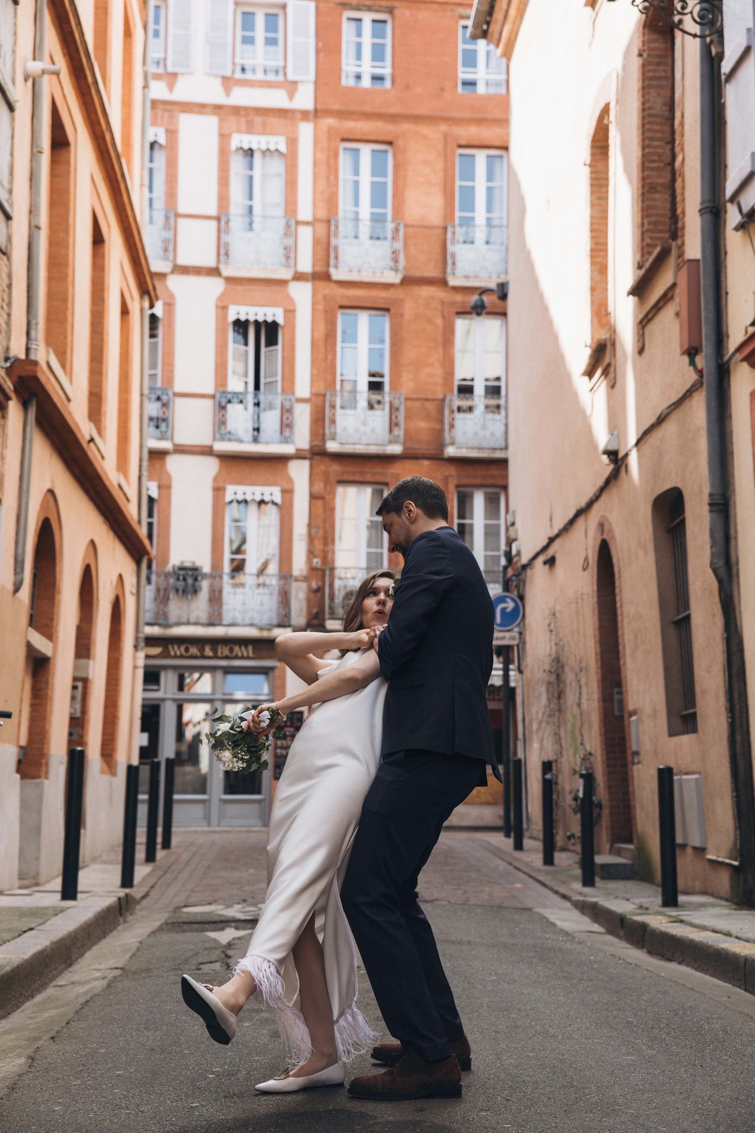 Камерная свадебная фотосессия в Тулузе для Анны и Жюльен. Евгения Смирнова — фотограф в Тулузе и юго-западной Франции