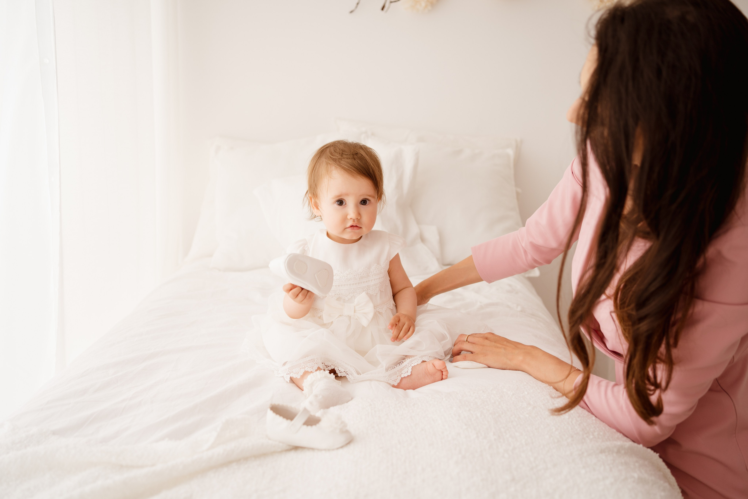 Chrzest Święty Natalii. Fotograf Łódź - sesja ciążowa, noworodkowa, dziecięca. Studio w Łodzi