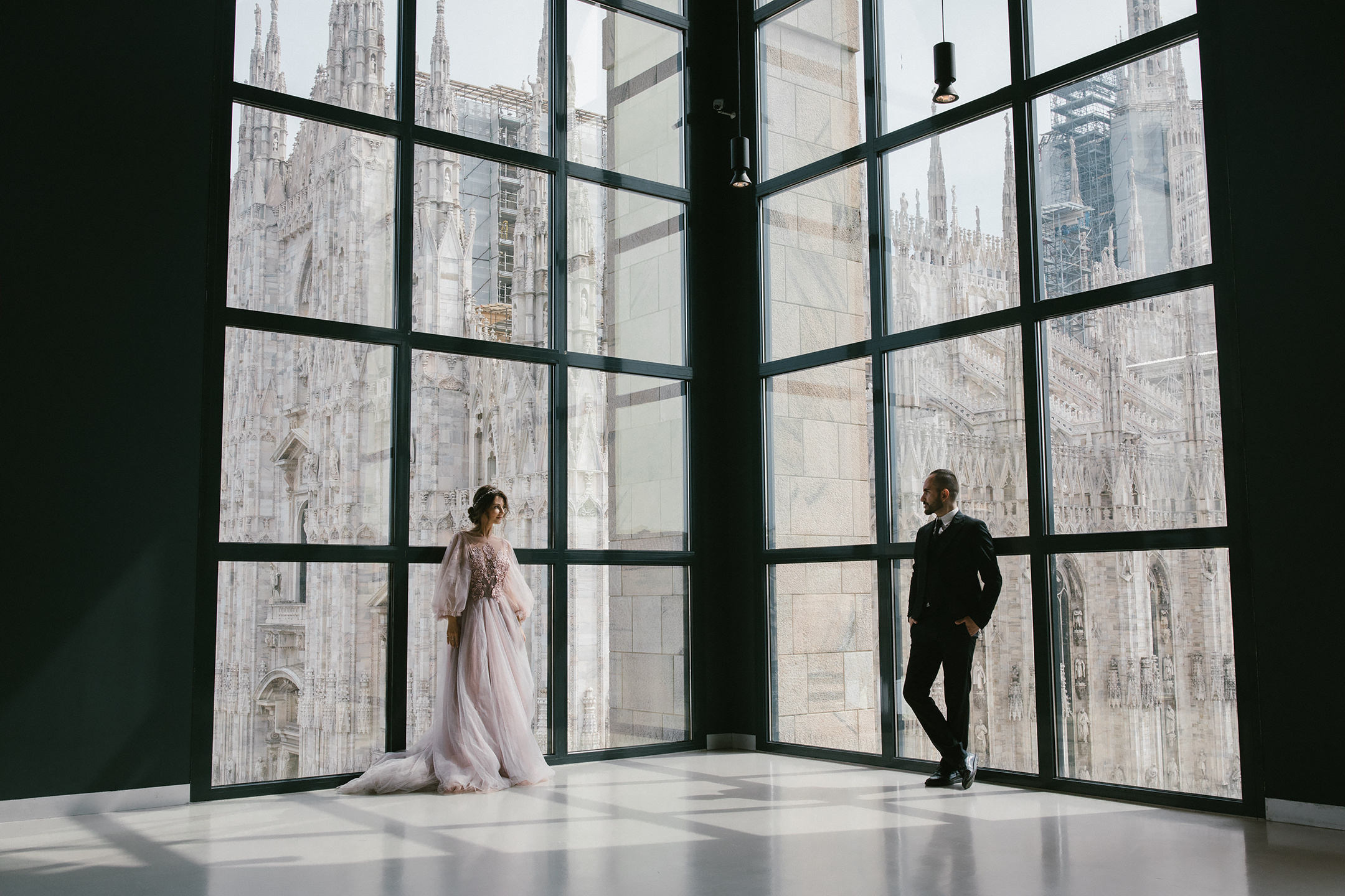 Hochzeitsfotografie Mailand | Dom & Galleria Vittorio Emanuele II. Hochzeitsfotograf Bodensee & Allgäu | Liliana Berkut
