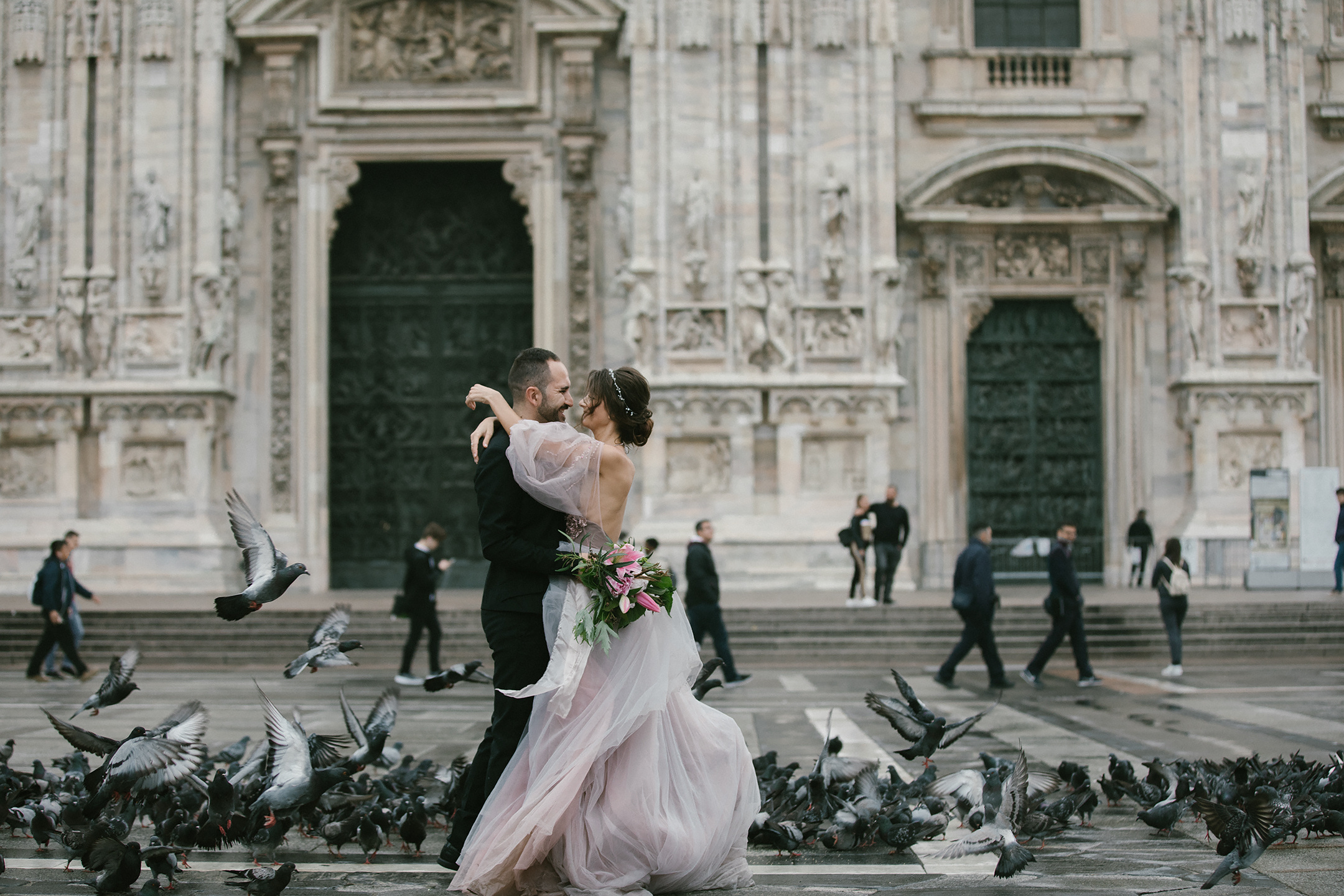 Hochzeitsfotografie Mailand | Dom & Galleria Vittorio Emanuele II. Hochzeitsfotograf Bodensee & Allgäu | Liliana Berkut