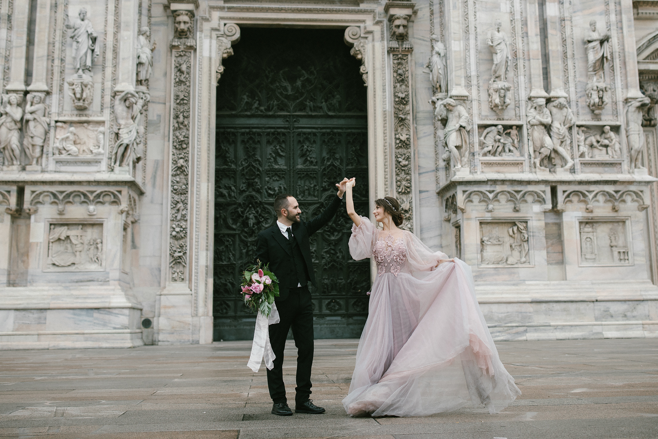 Hochzeitsfotografie Mailand | Dom & Galleria Vittorio Emanuele II. Hochzeitsfotograf Bodensee & Allgäu | Liliana Berkut