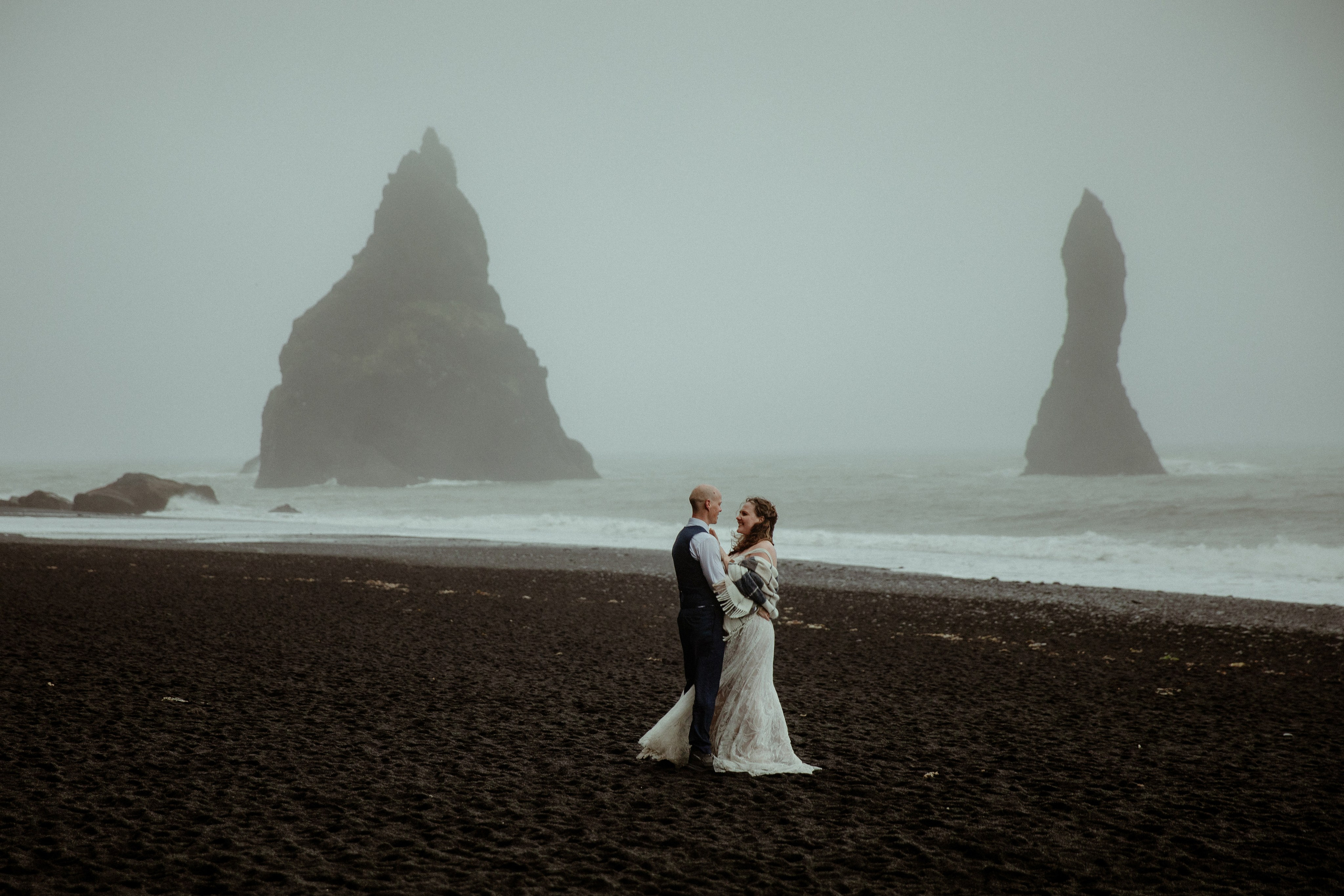 Iceland Elopement at Black Sand Beach. Iceland elopement photo and video | Nikolaichik Photo