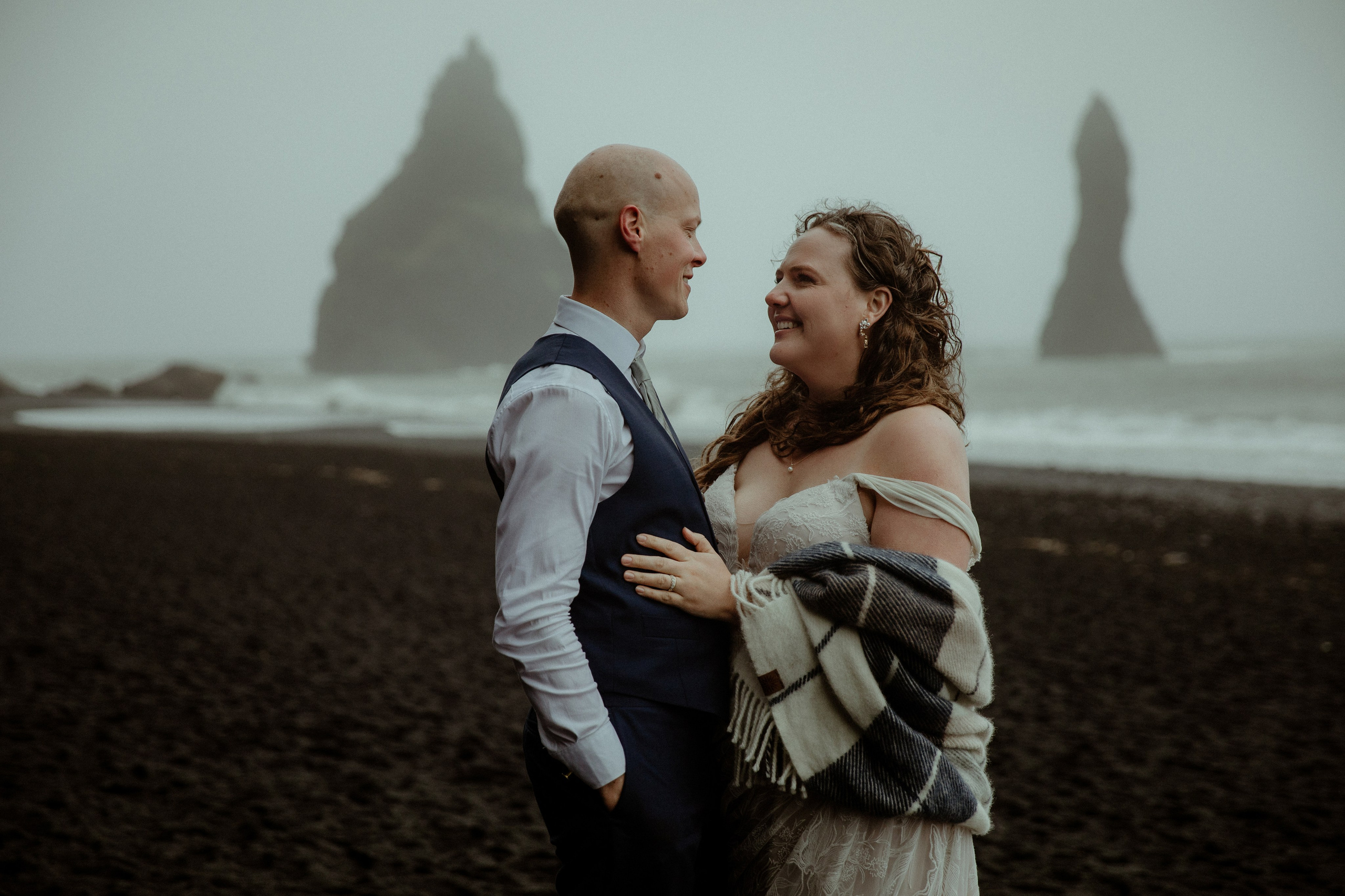 Iceland Elopement at Black Sand Beach. Iceland elopement photo and video | Nikolaichik Photo