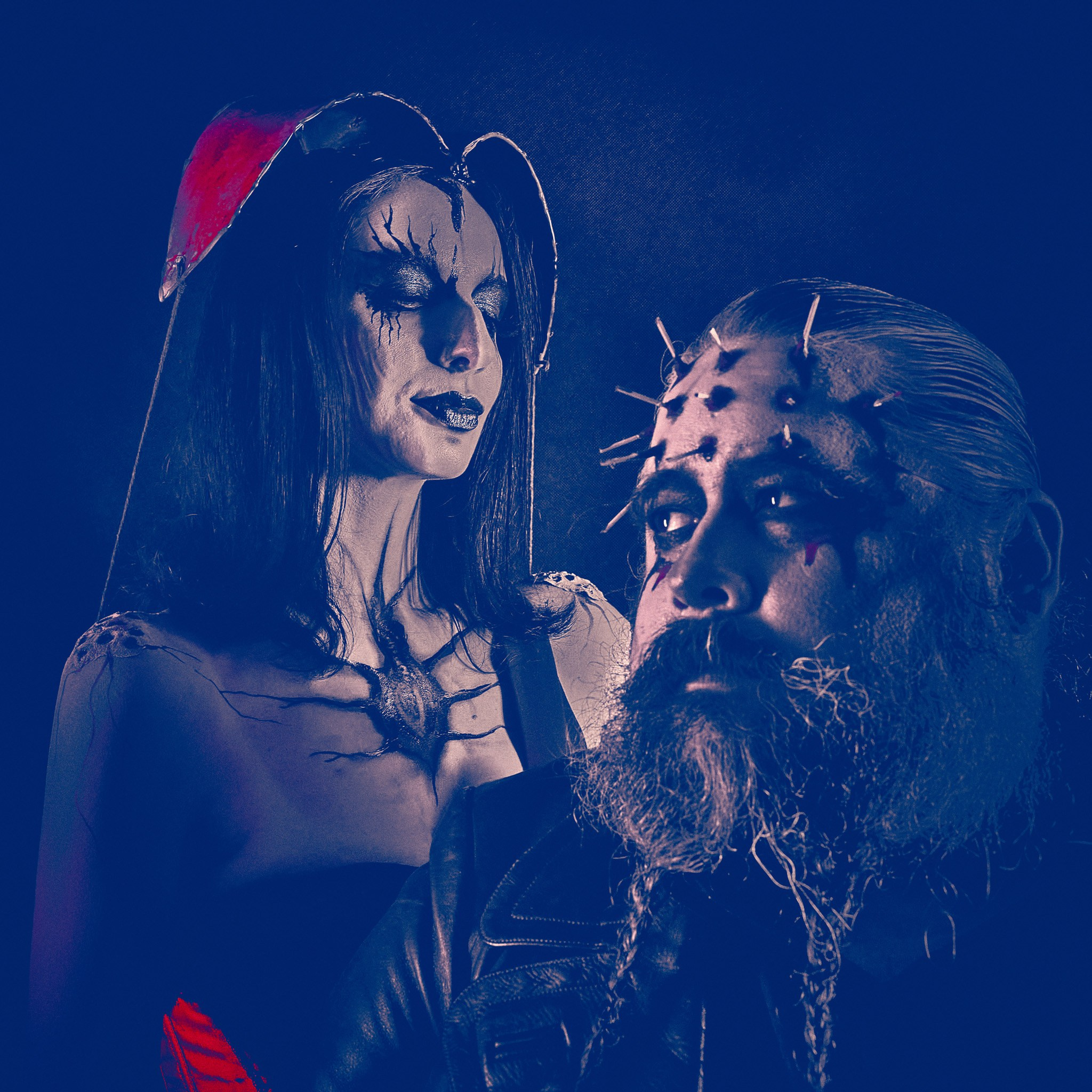 Fotograf portretowy Andriej Szypiłow - sesja na Halloween - Addams Cenobite. Portrait photographer Andriej Szypilow - Halloween session - Addams Cenobite.