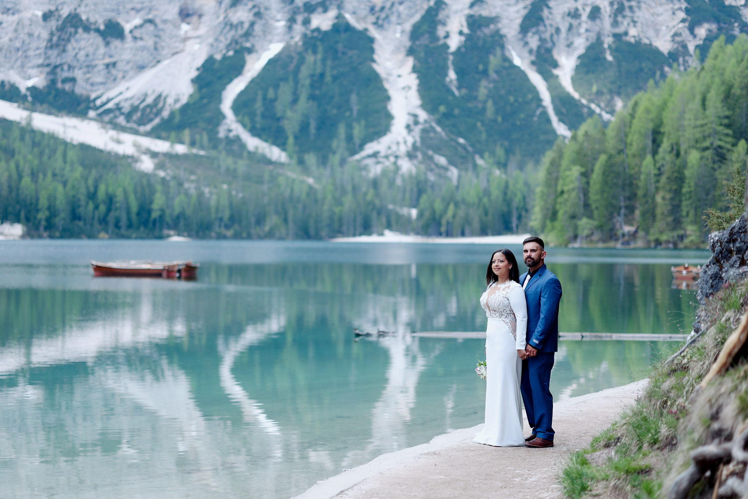 Lake Braies elopement photographer